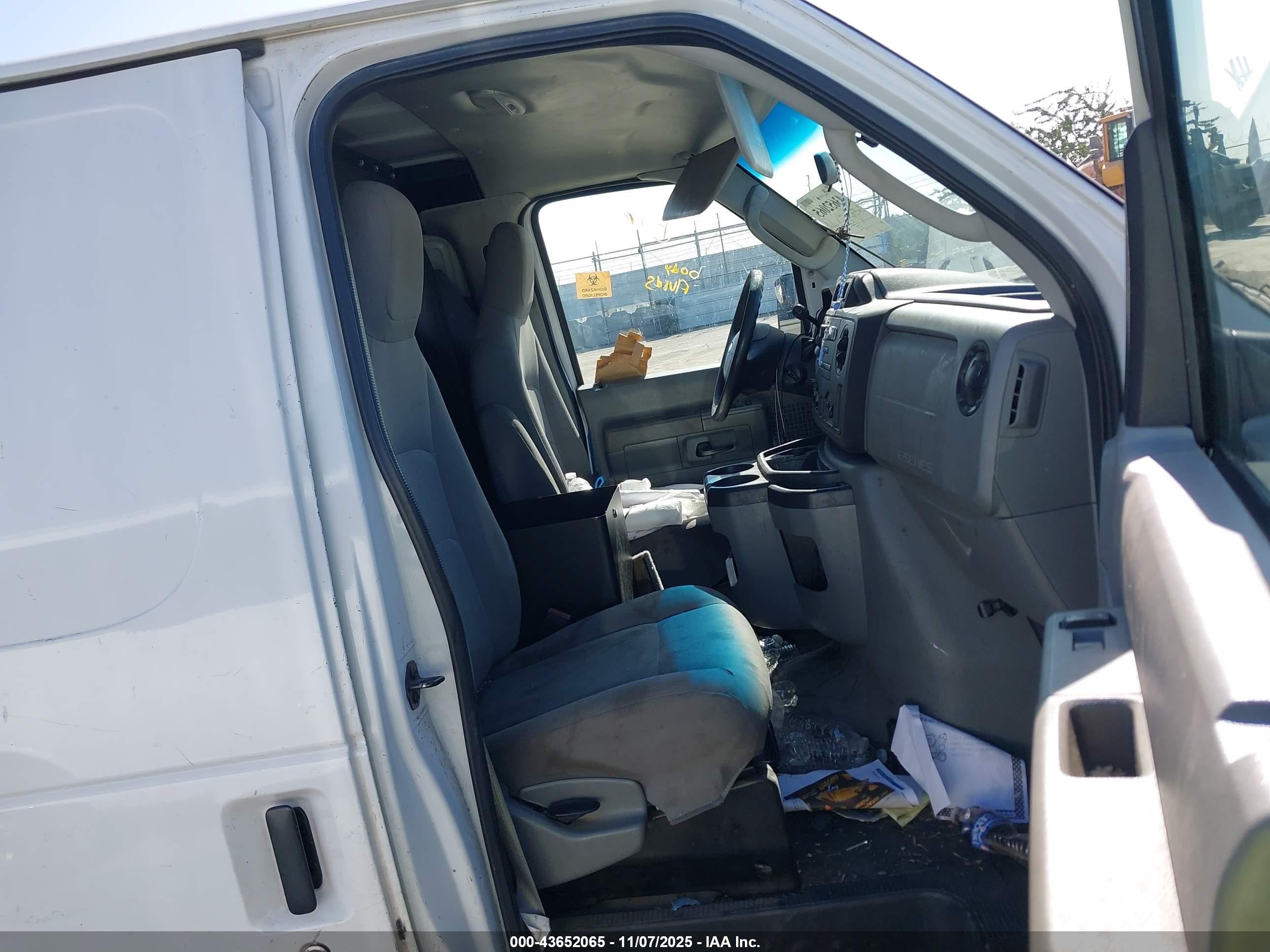 2012 Ford E-150 Commercial White vin: 1FTNE1EW8CDB36545