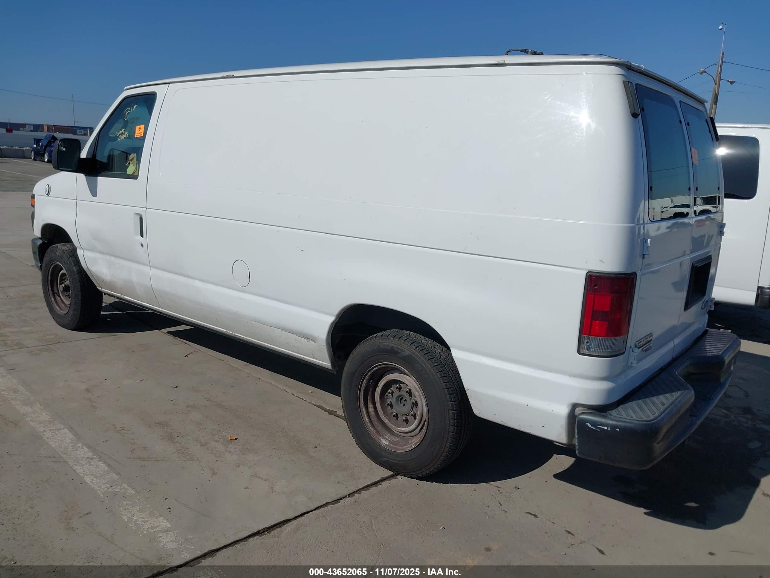 2012 Ford E-150 Commercial White vin: 1FTNE1EW8CDB36545