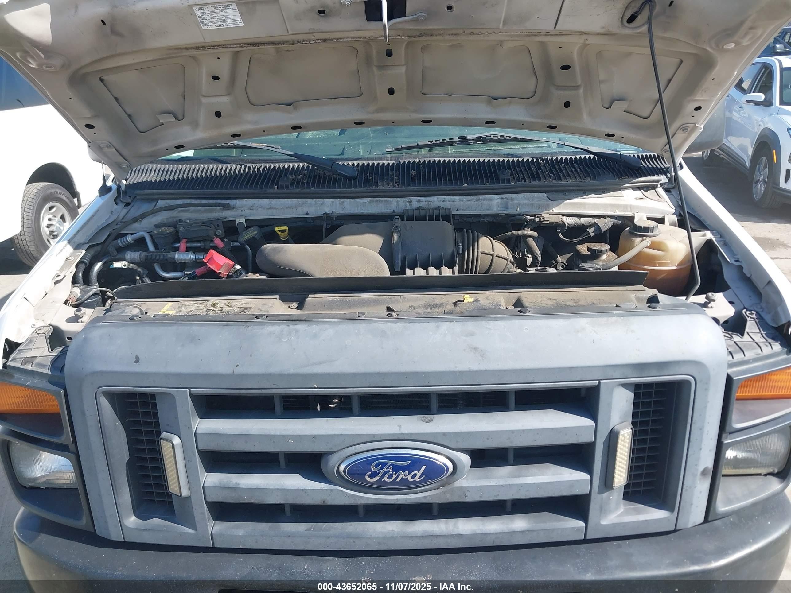 2012 Ford E-150 Commercial White vin: 1FTNE1EW8CDB36545
