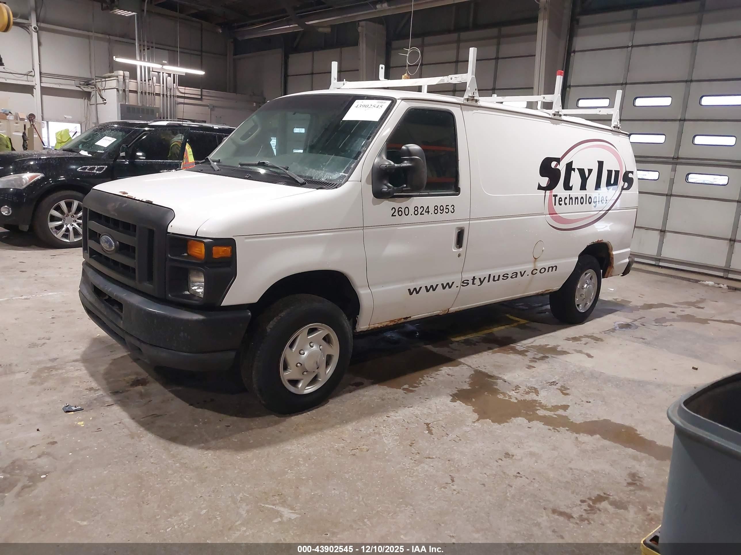 2010 Ford E-150 Commercial/recreational White vin: 1FTNE1EW9ADA66535