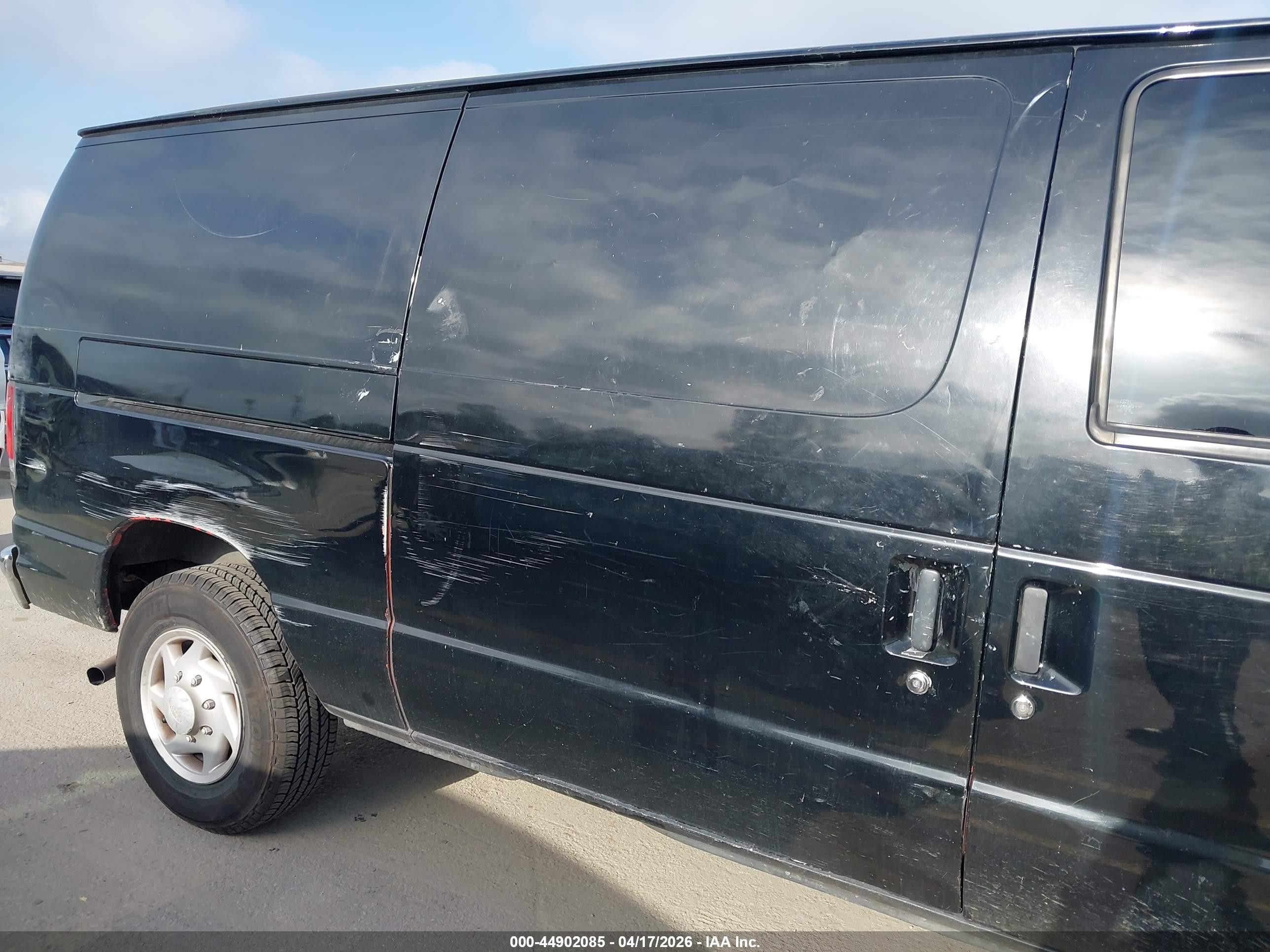 2013 Ford E-150 Commercial Black vin: 1FTNE1EW9DDA53188