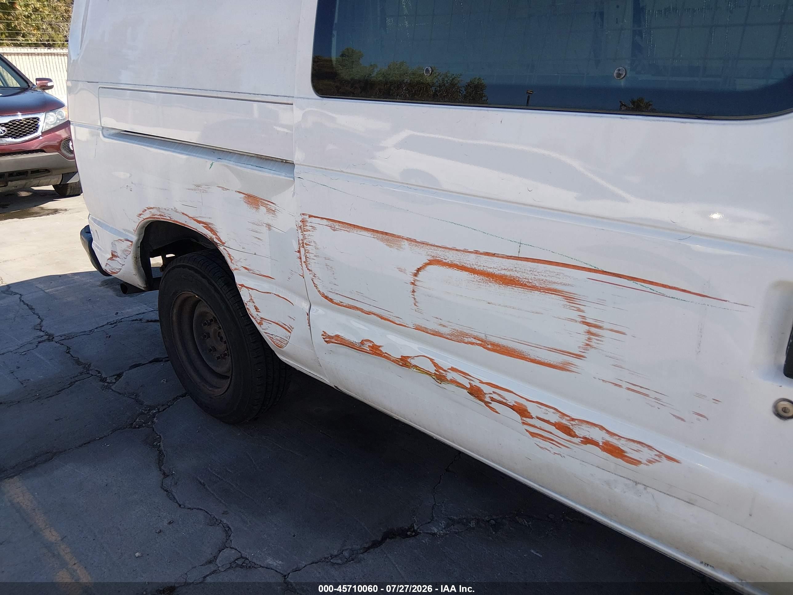 2013 Ford E-150 Commercial White vin: 1FTNE1EW9DDA98812