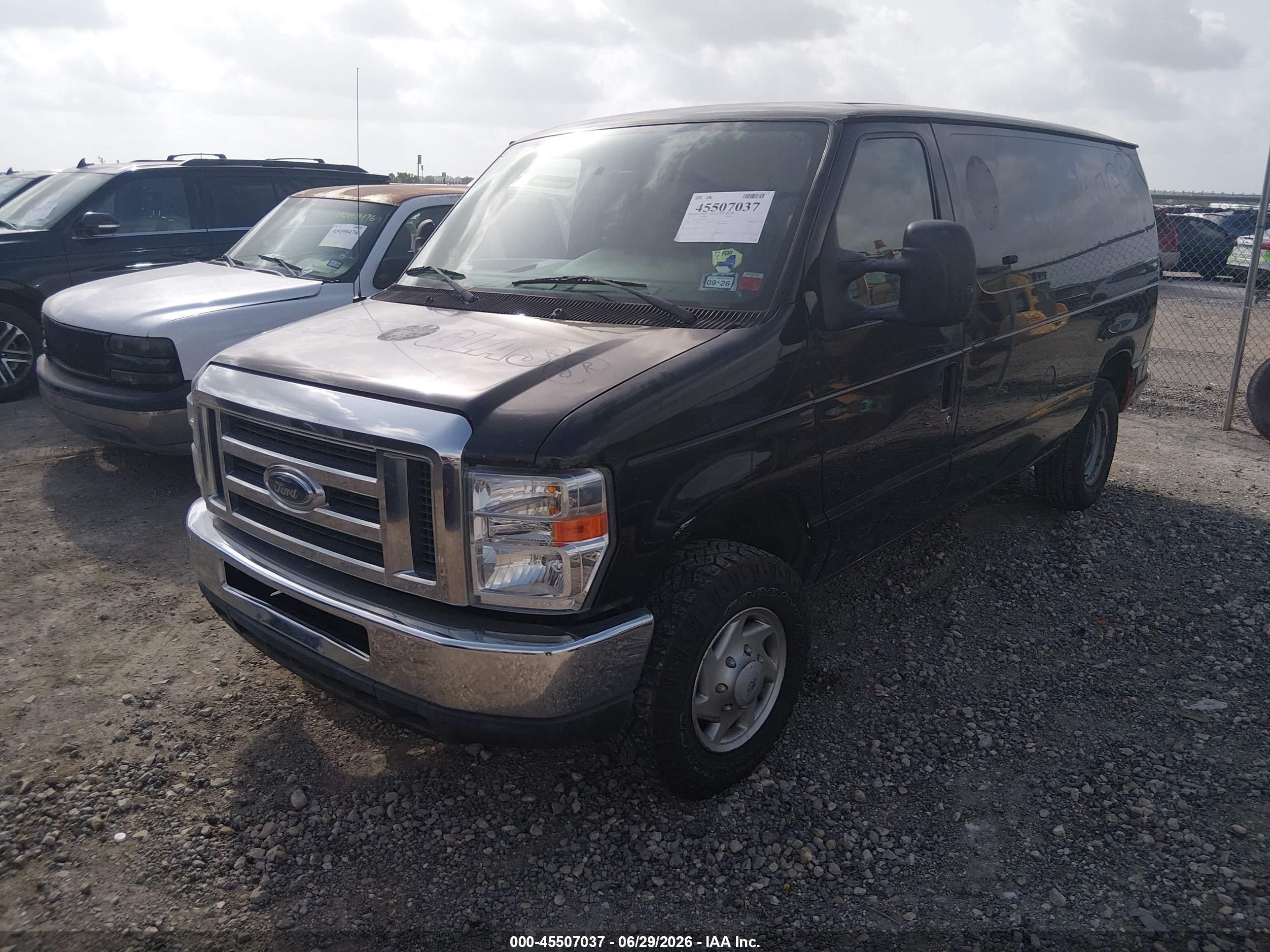 2014 Ford E-150 Commercial/recreational Black vin: 1FTNE1EW9EDA24307
