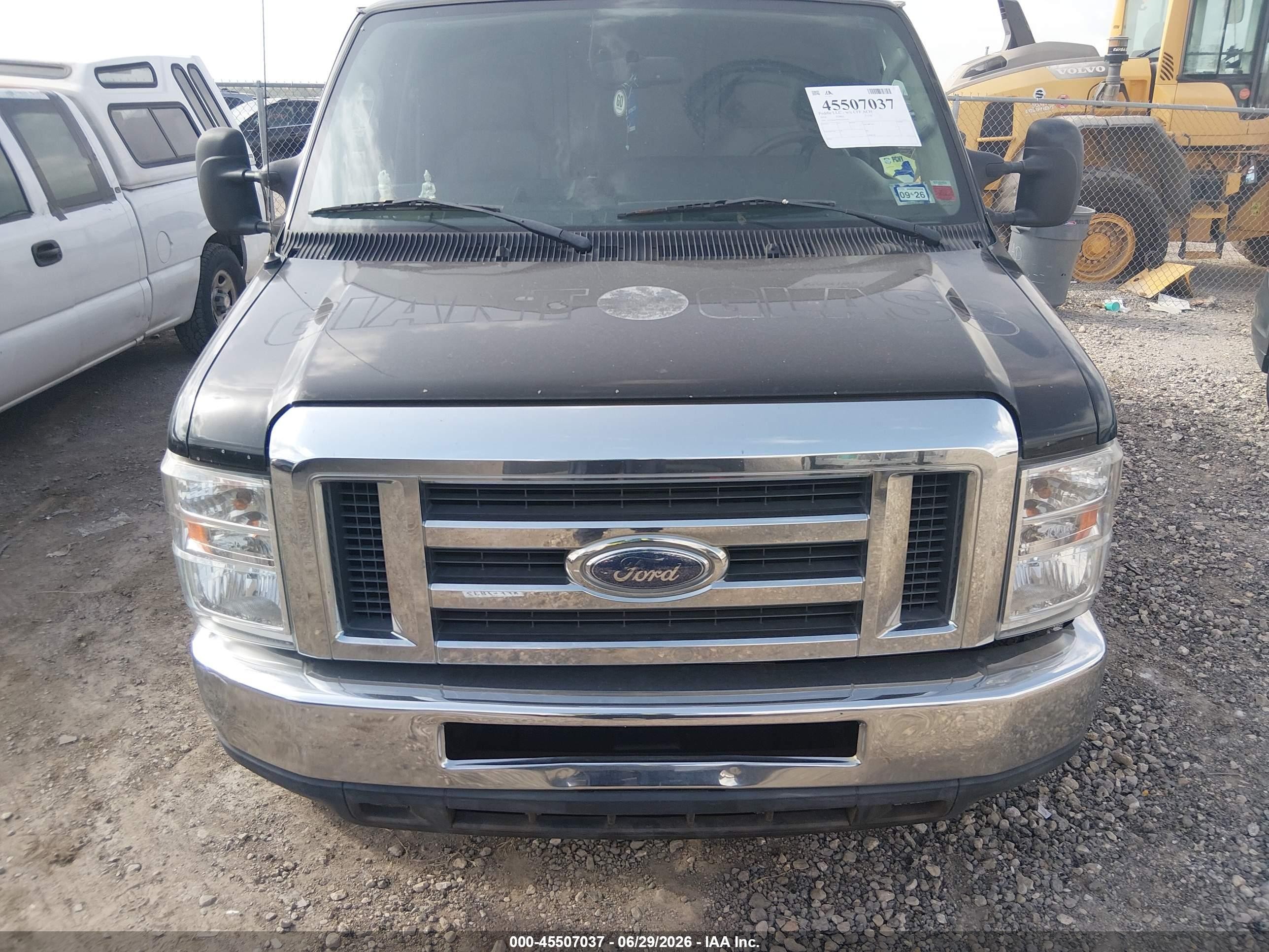 2014 Ford E-150 Commercial/recreational Black vin: 1FTNE1EW9EDA24307