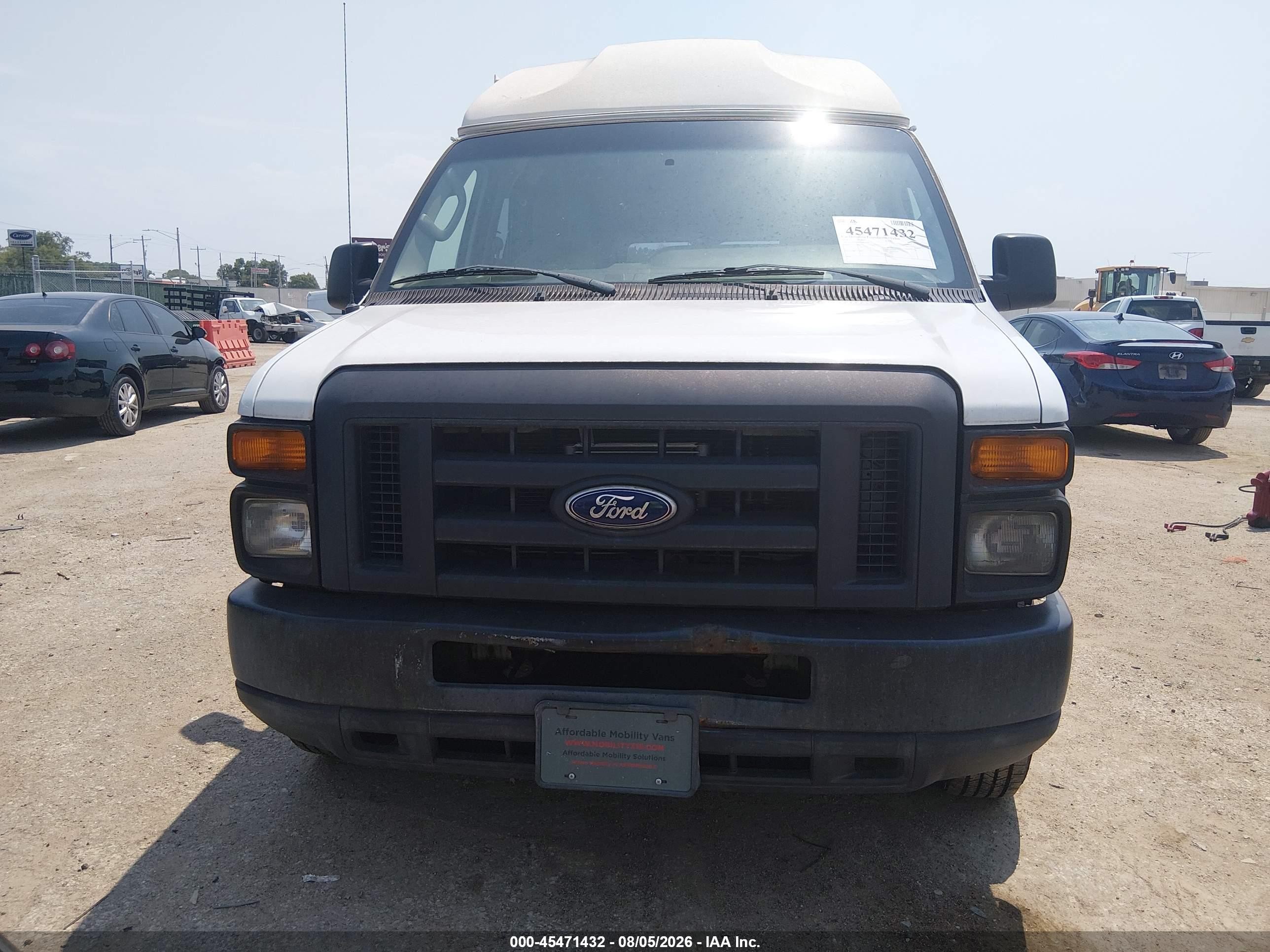 2014 Ford E-150 Commercial/recreational White vin: 1FTNE1EW9EDB10796