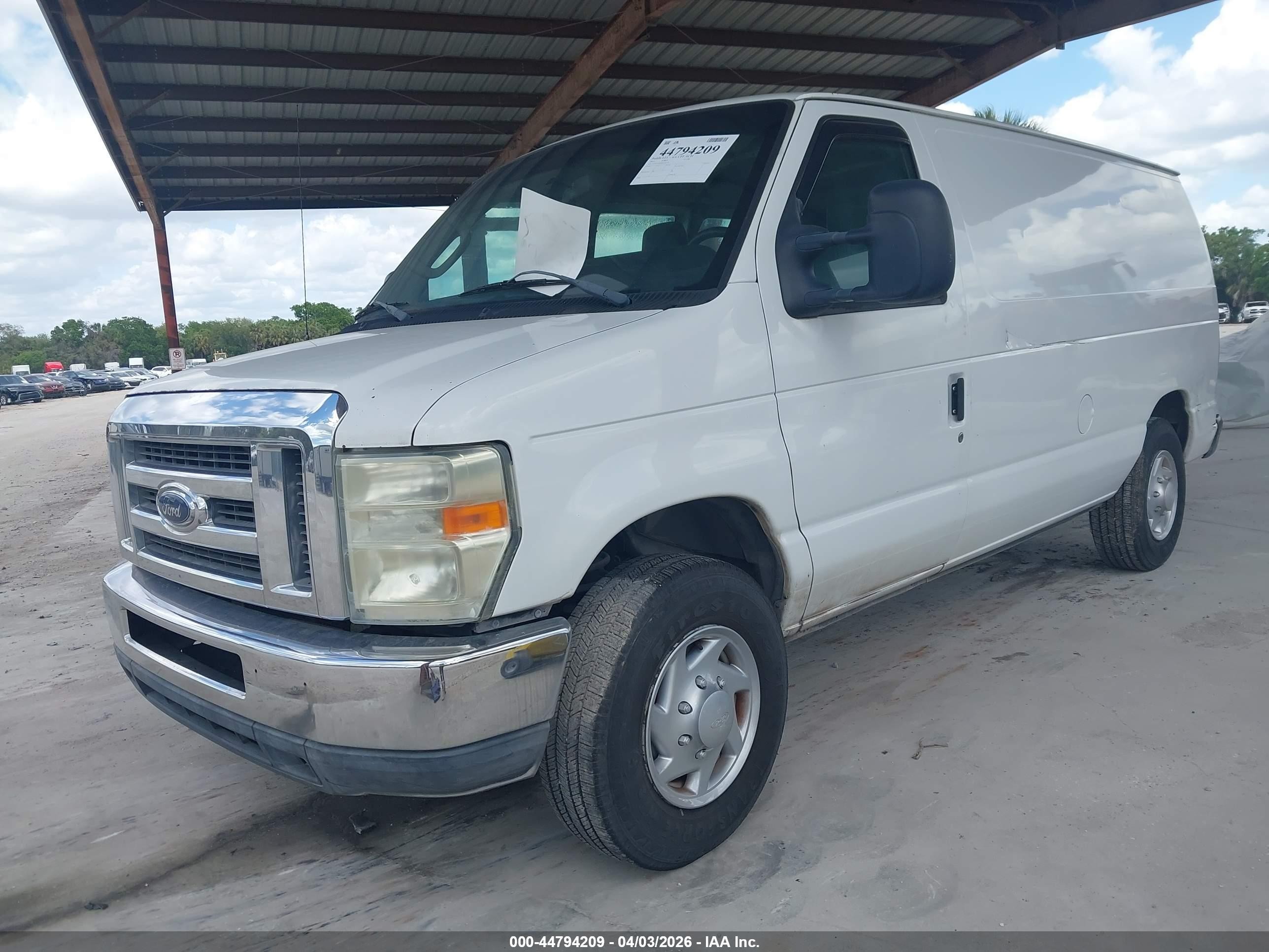 2011 Ford E-150 Commercial White vin: 1FTNE1EWXBDA58378