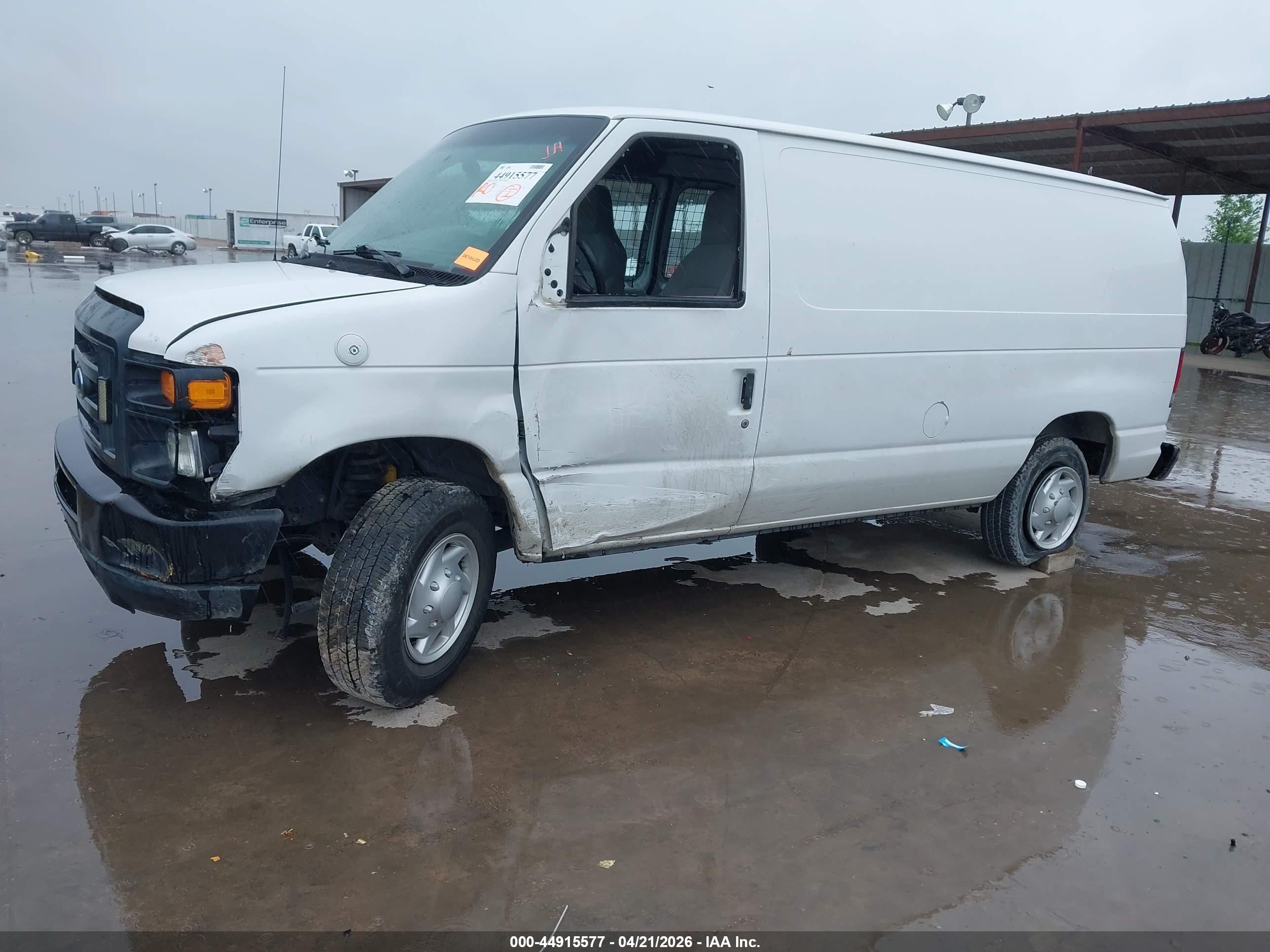 2013 Ford E-150 Commercial White vin: 1FTNE1EWXDDA16408