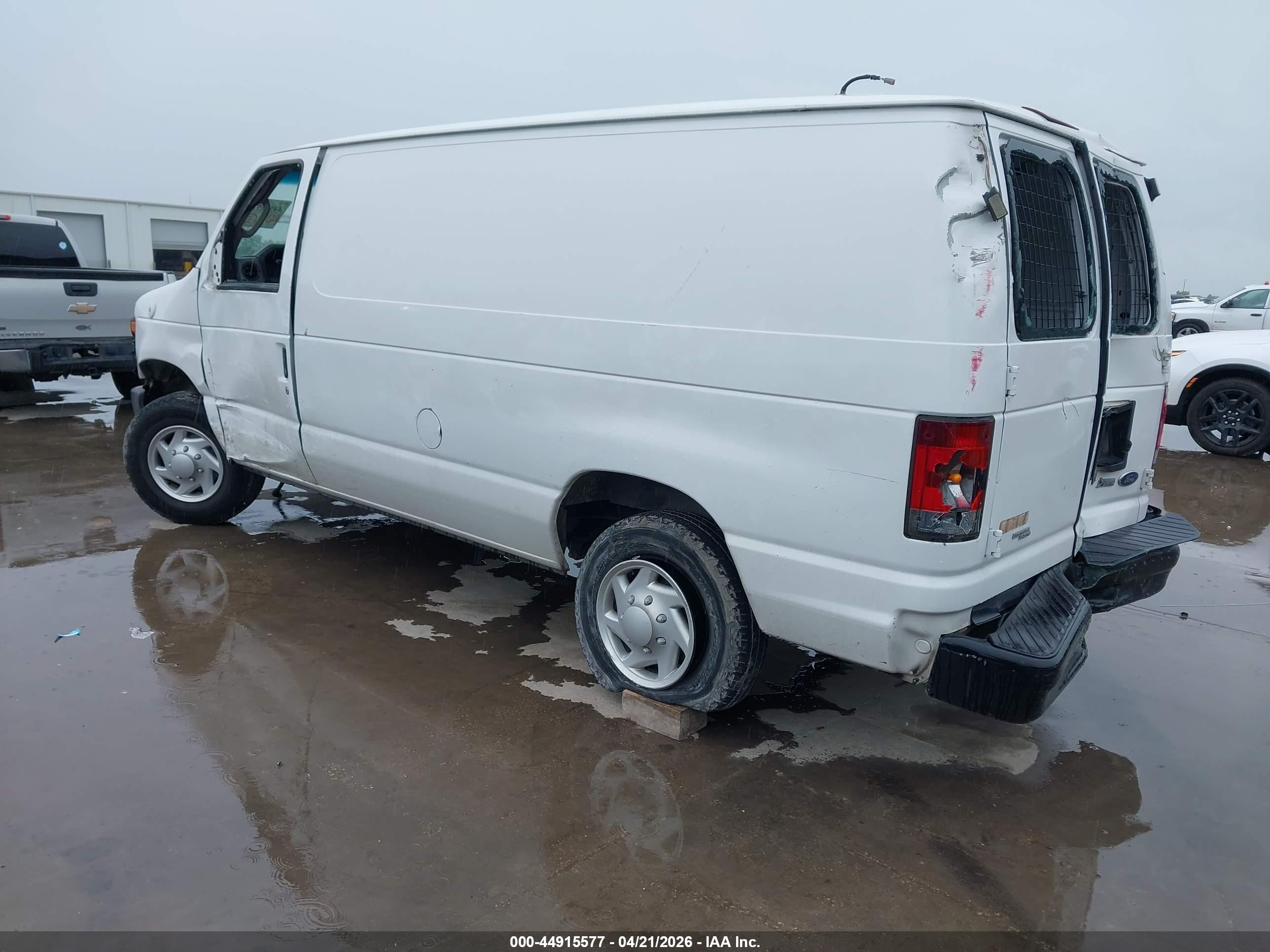 2013 Ford E-150 Commercial White vin: 1FTNE1EWXDDA16408