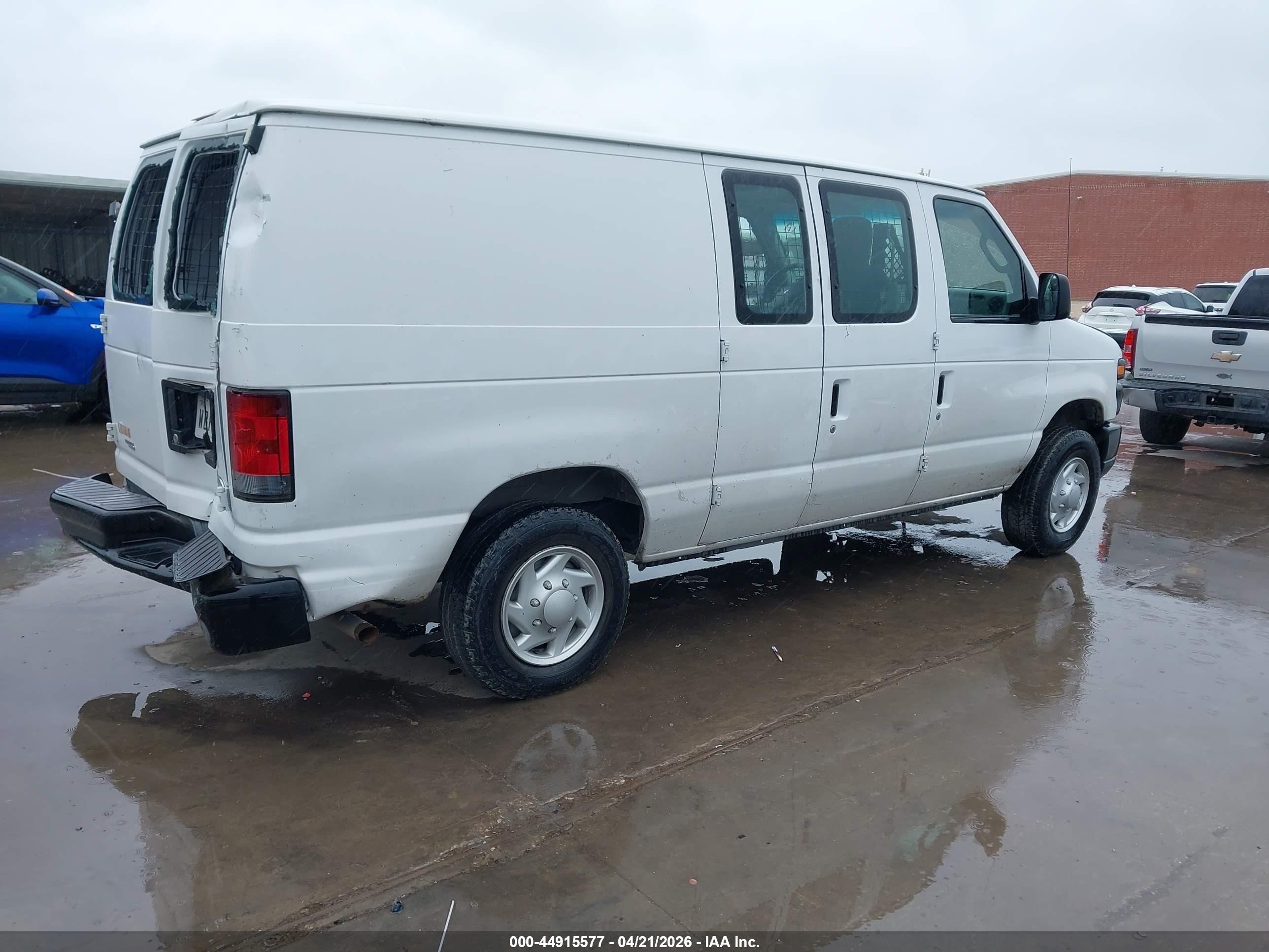 2013 Ford E-150 Commercial White vin: 1FTNE1EWXDDA16408