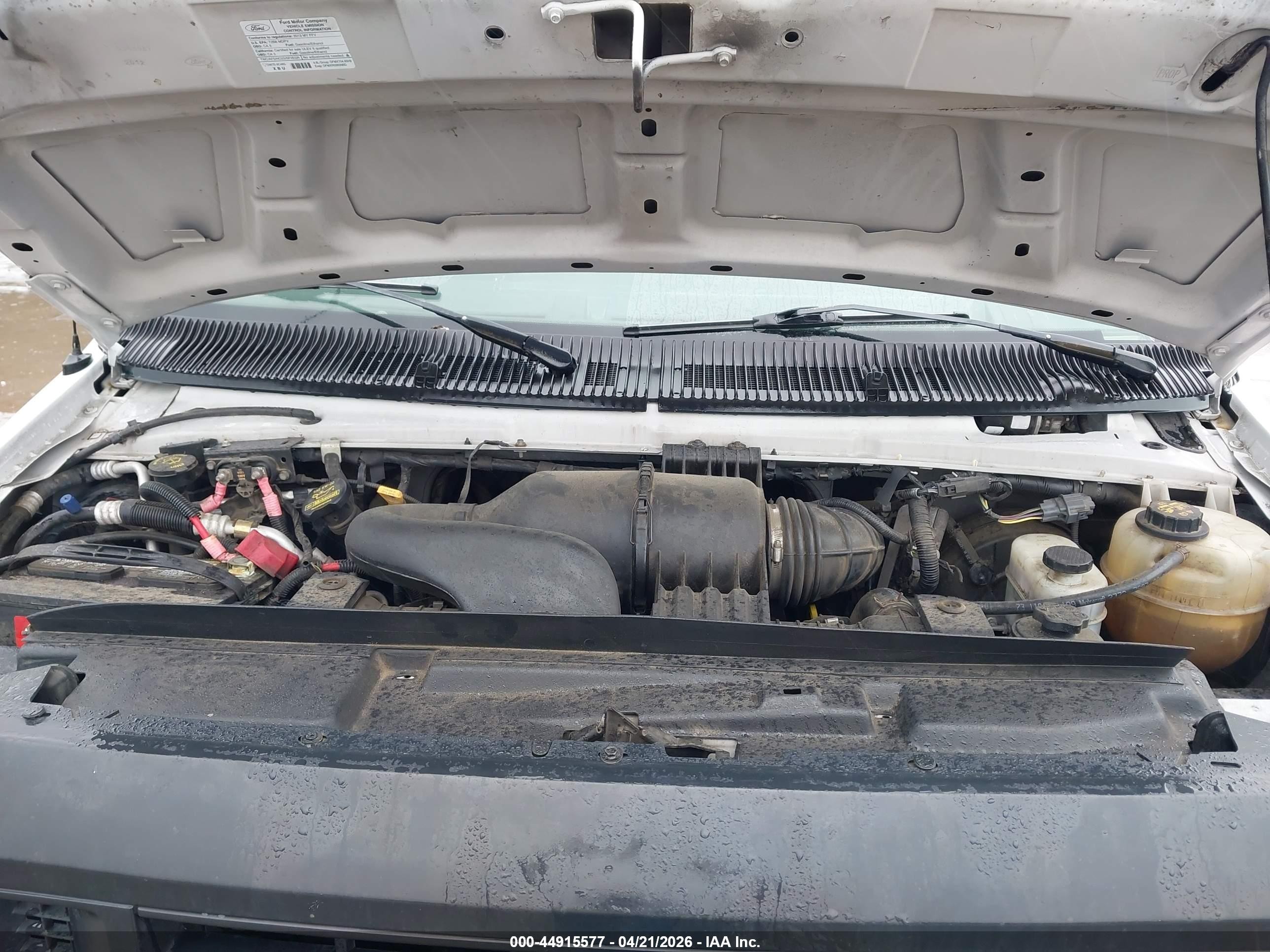 2013 Ford E-150 Commercial White vin: 1FTNE1EWXDDA16408