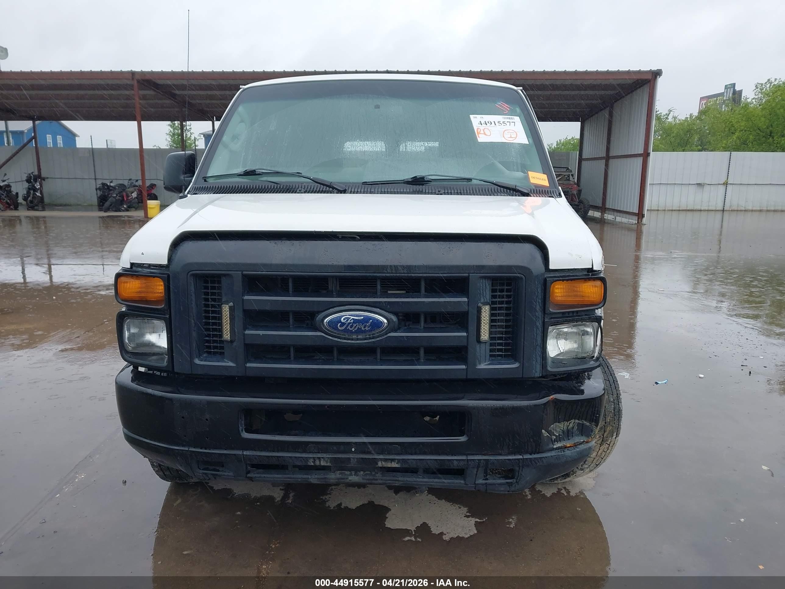 2013 Ford E-150 Commercial White vin: 1FTNE1EWXDDA16408