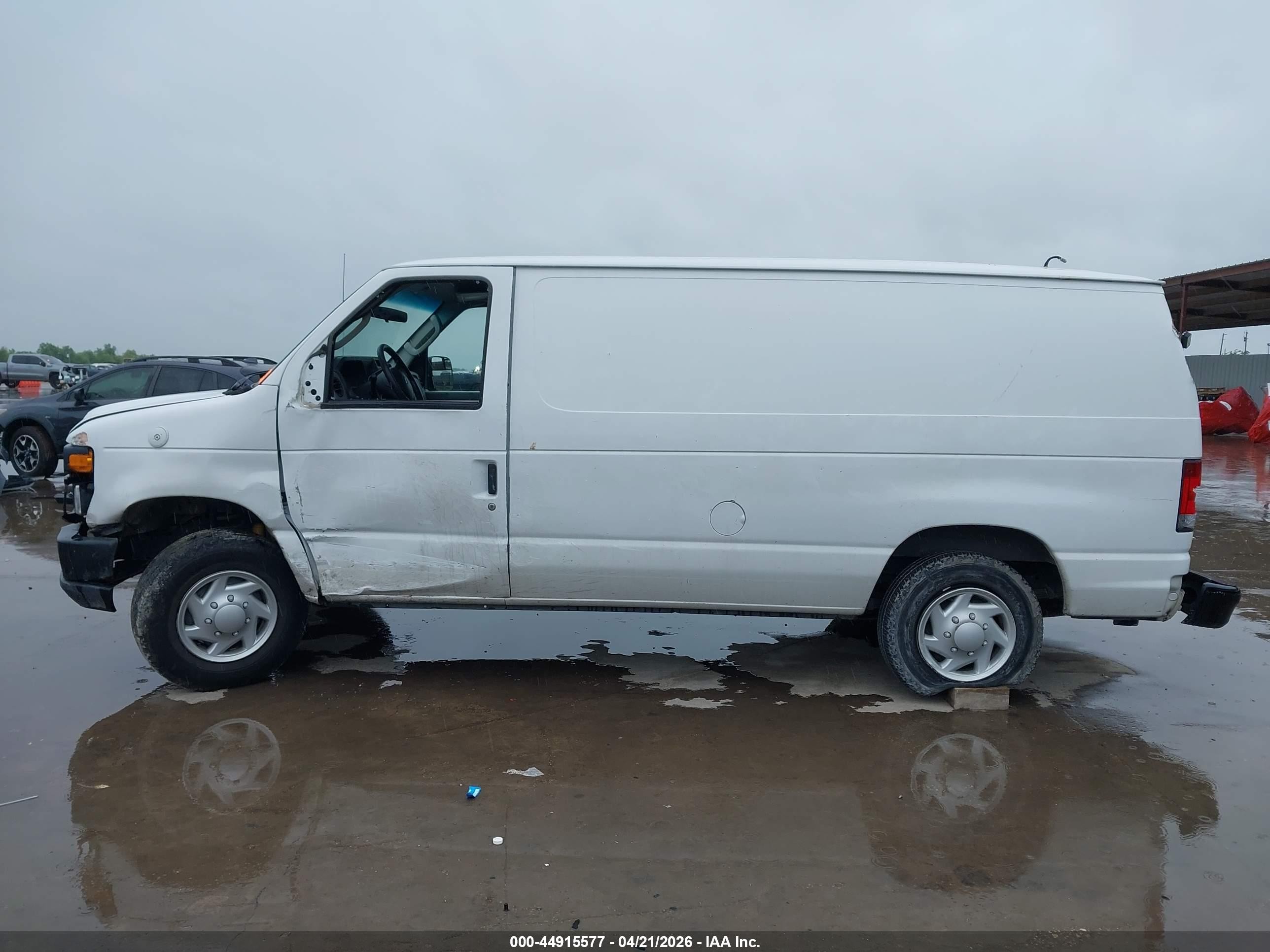 2013 Ford E-150 Commercial White vin: 1FTNE1EWXDDA16408