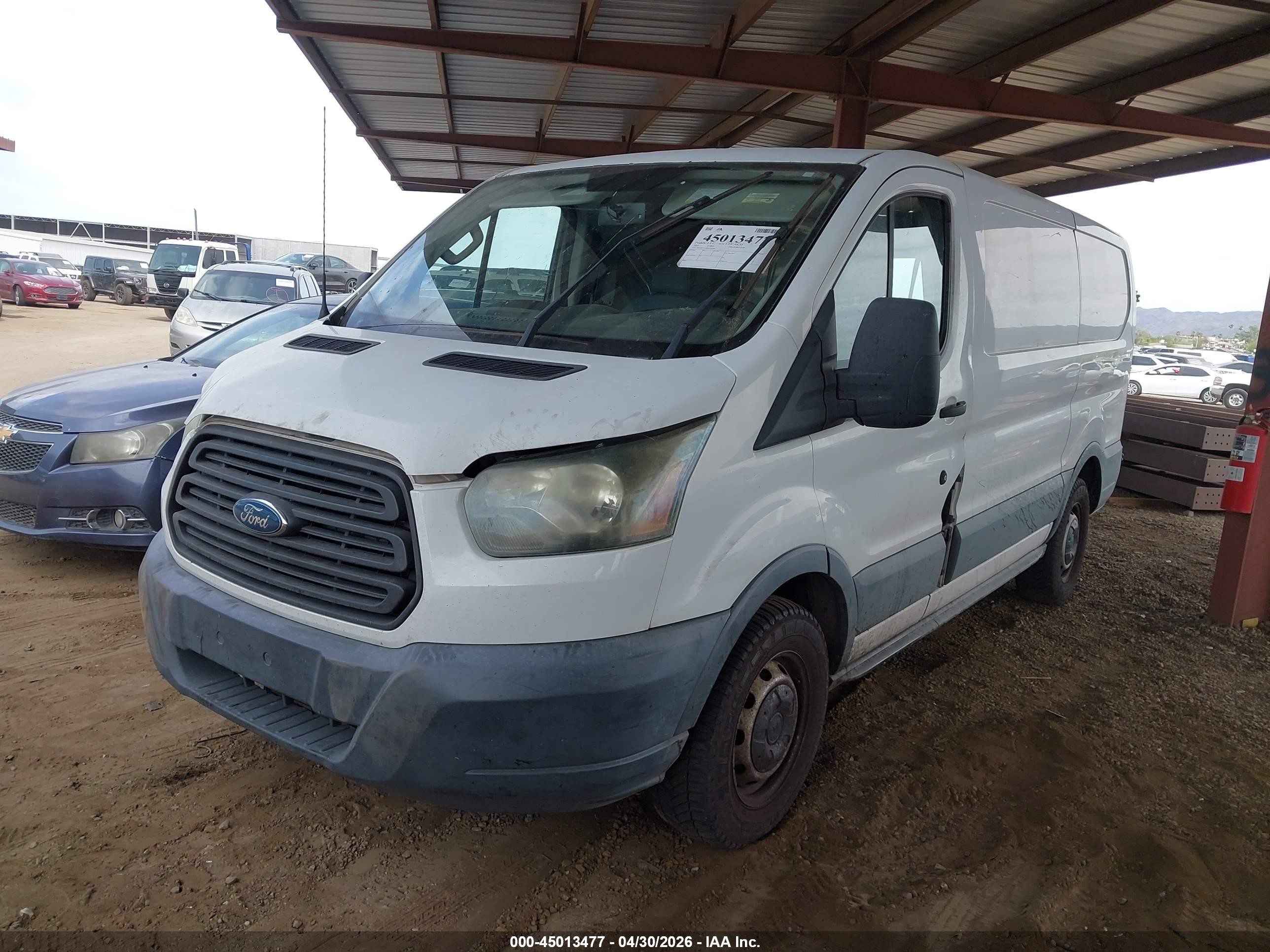2015 Ford Transit-150   Белый vin: 1FTNE1YG8FKA32495