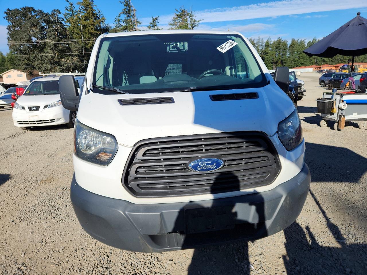 2015 Ford Transit T-150 White vin: 1FTNE1YM1FKA75372