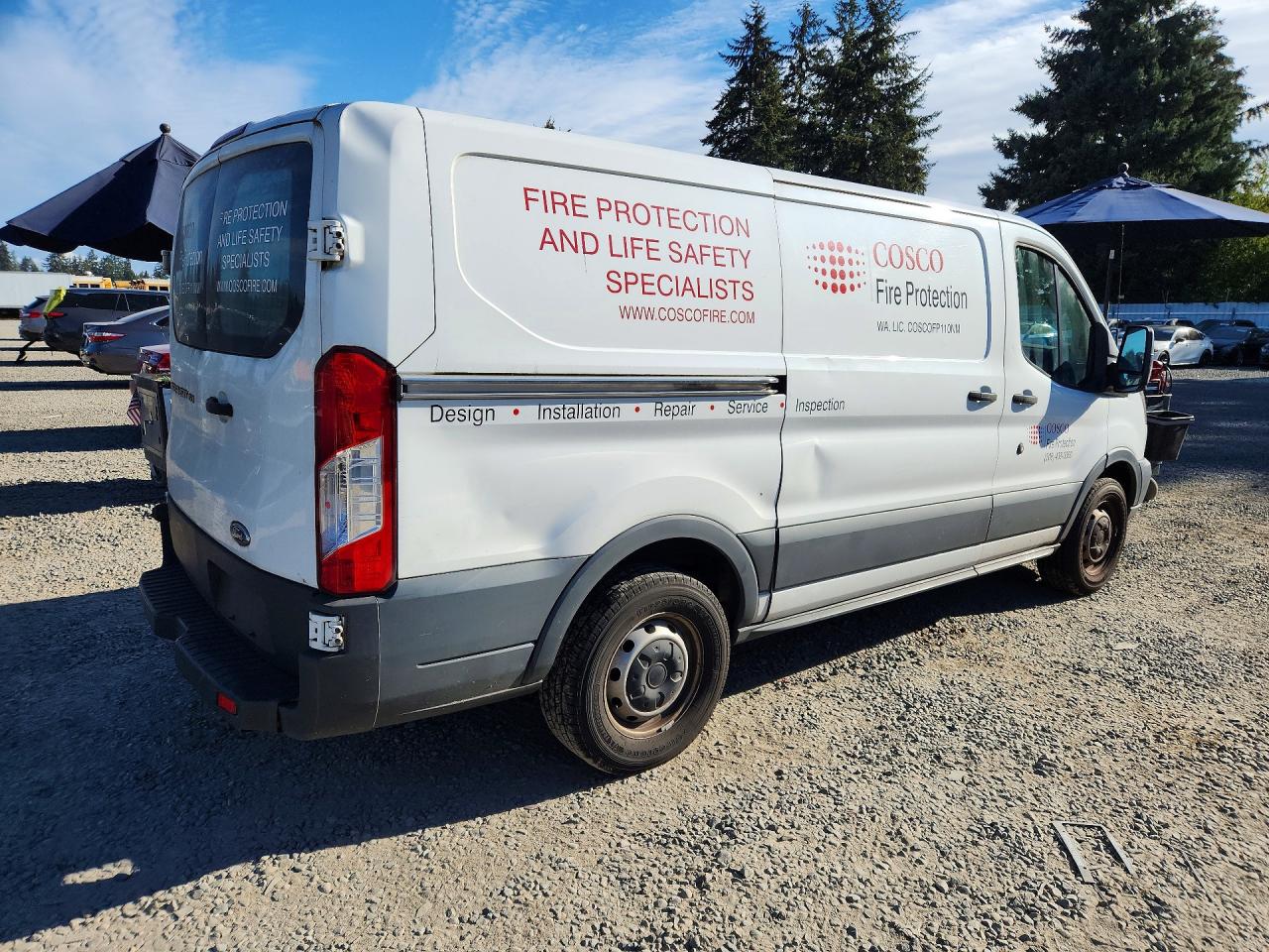2015 Ford Transit T-150 White vin: 1FTNE1YM1FKA75372