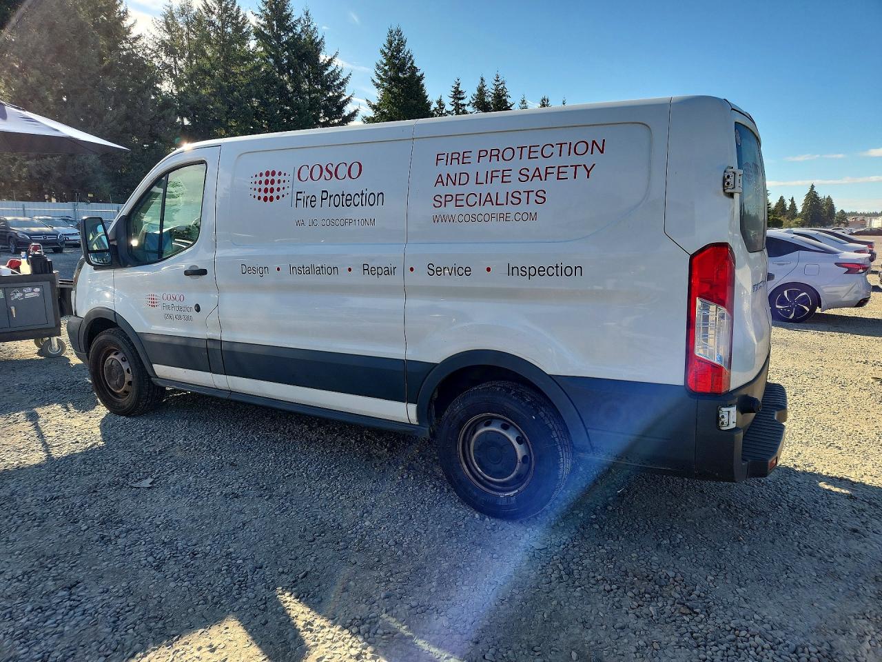 2015 Ford Transit T-150 White vin: 1FTNE1YM1FKA75372