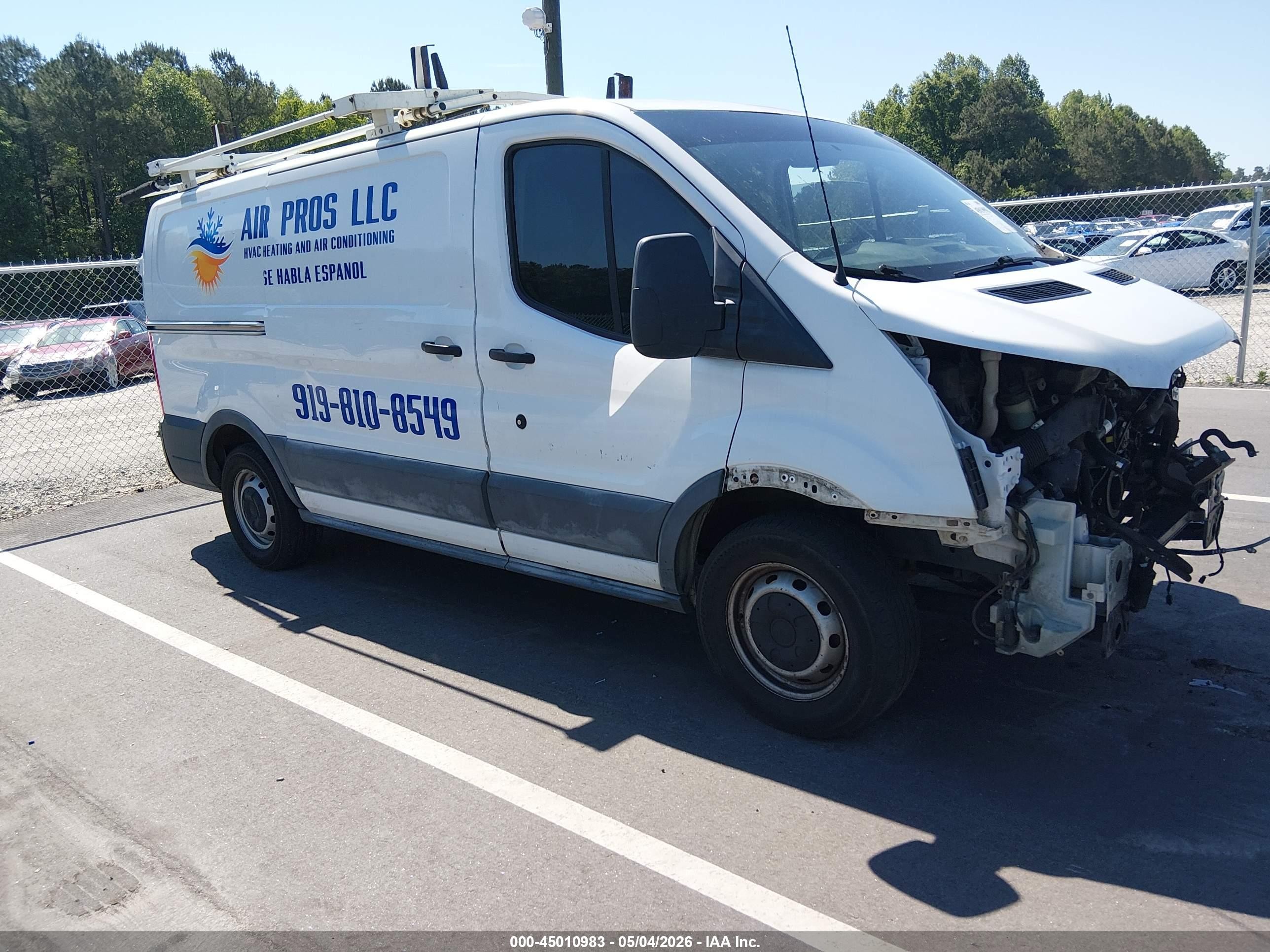 2015 Ford Transit-150   White vin: 1FTNE1YM1FKA97419