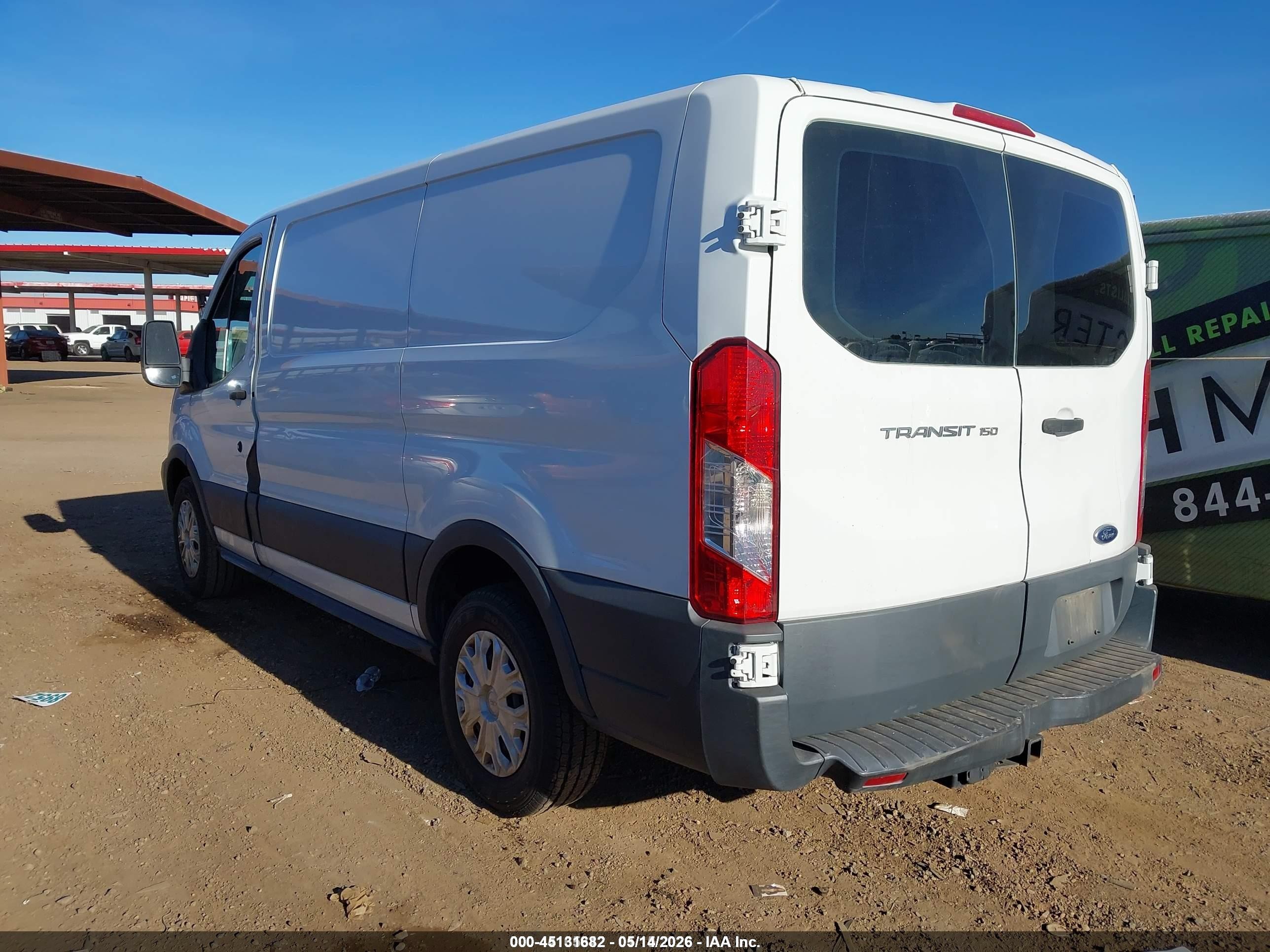 2015 Ford Transit-150   White vin: 1FTNE1YM3FKA14153