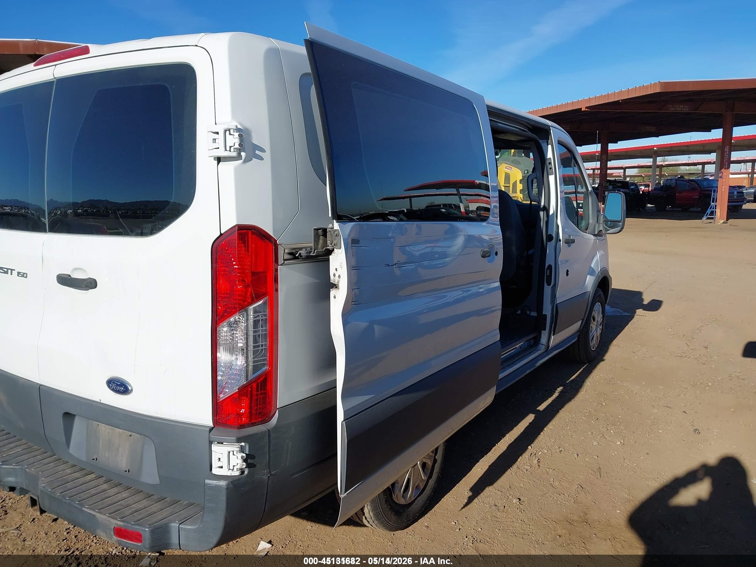2015 Ford Transit-150   White vin: 1FTNE1YM3FKA14153