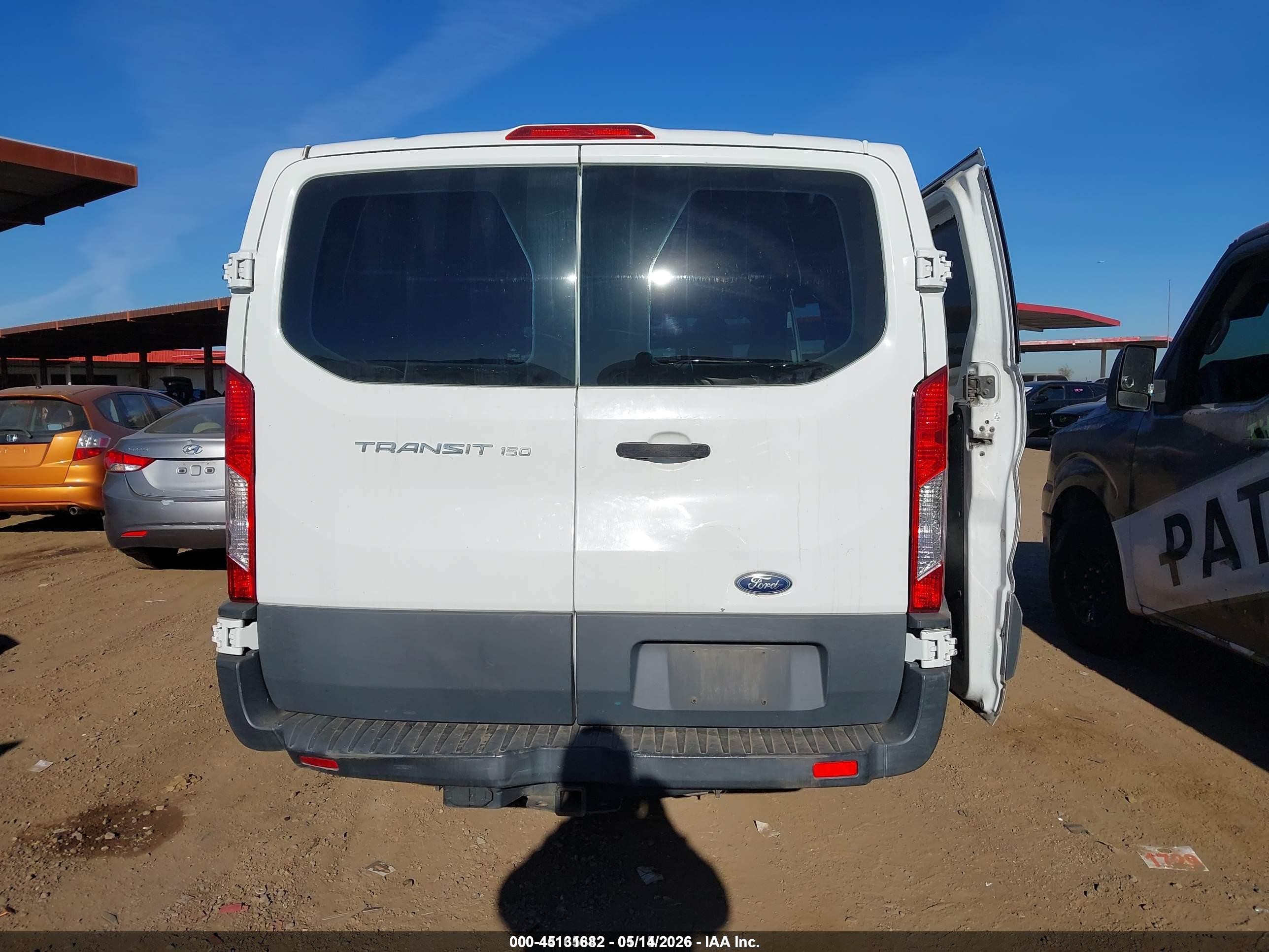 2015 Ford Transit-150   White vin: 1FTNE1YM3FKA14153