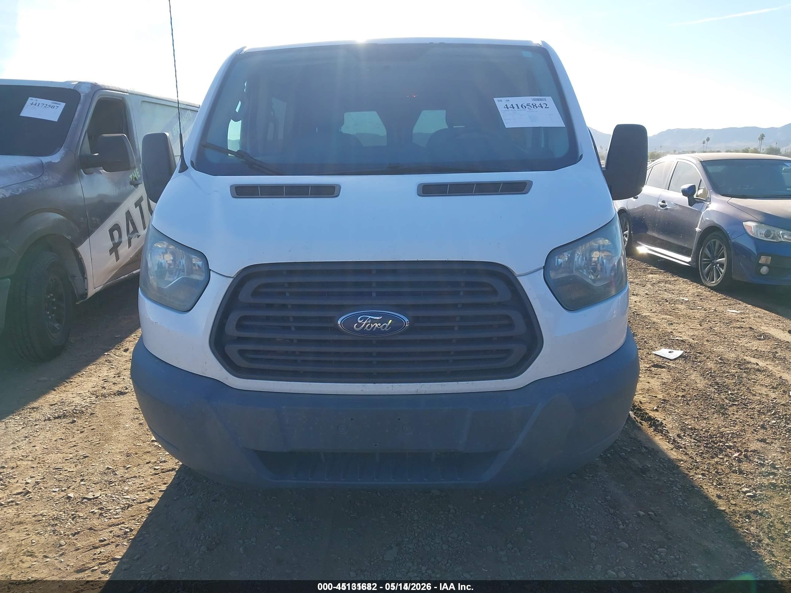 2015 Ford Transit-150   White vin: 1FTNE1YM3FKA14153
