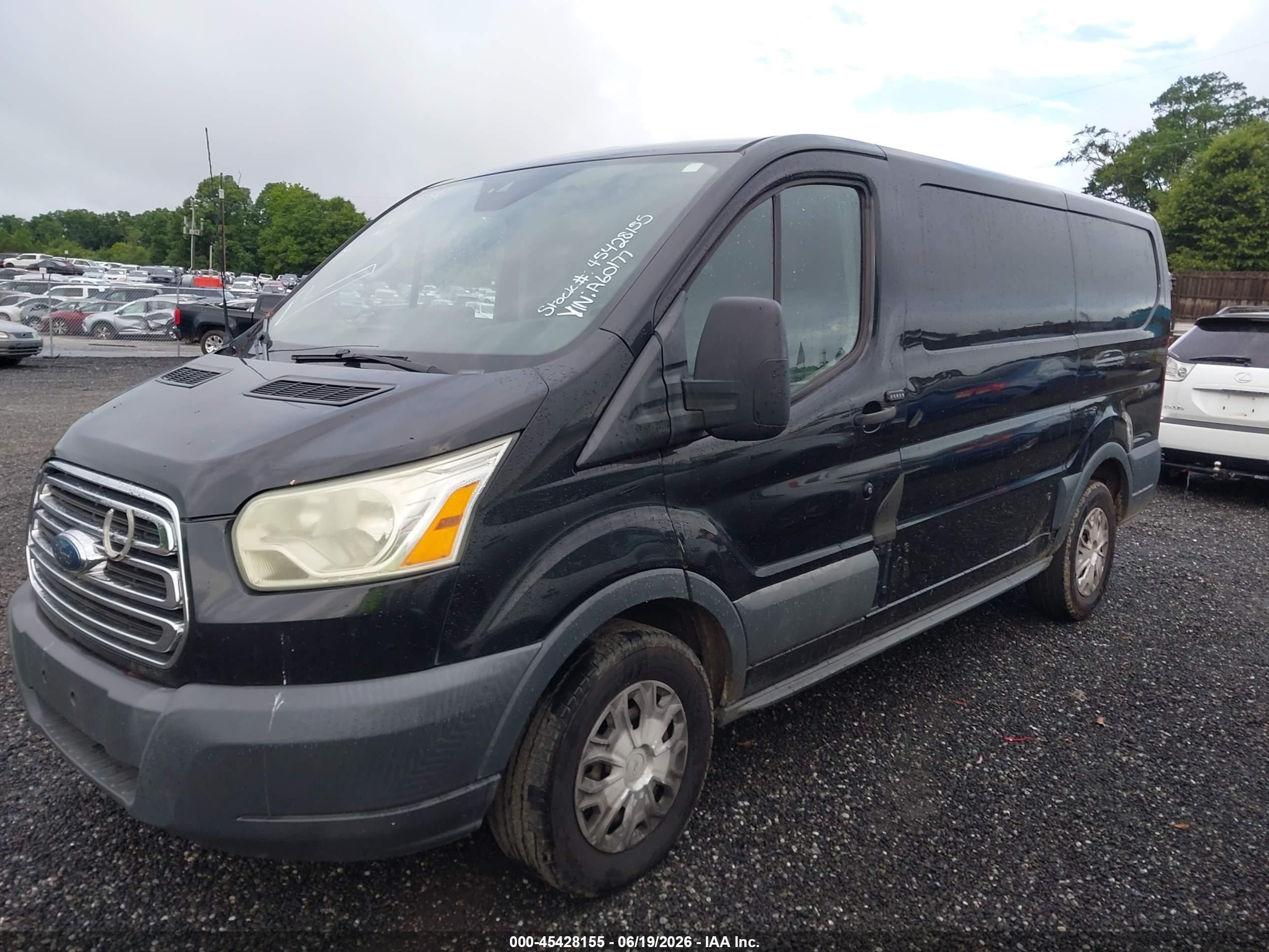 2015 Ford Transit-150   Black vin: 1FTNE1YM5FKA60177