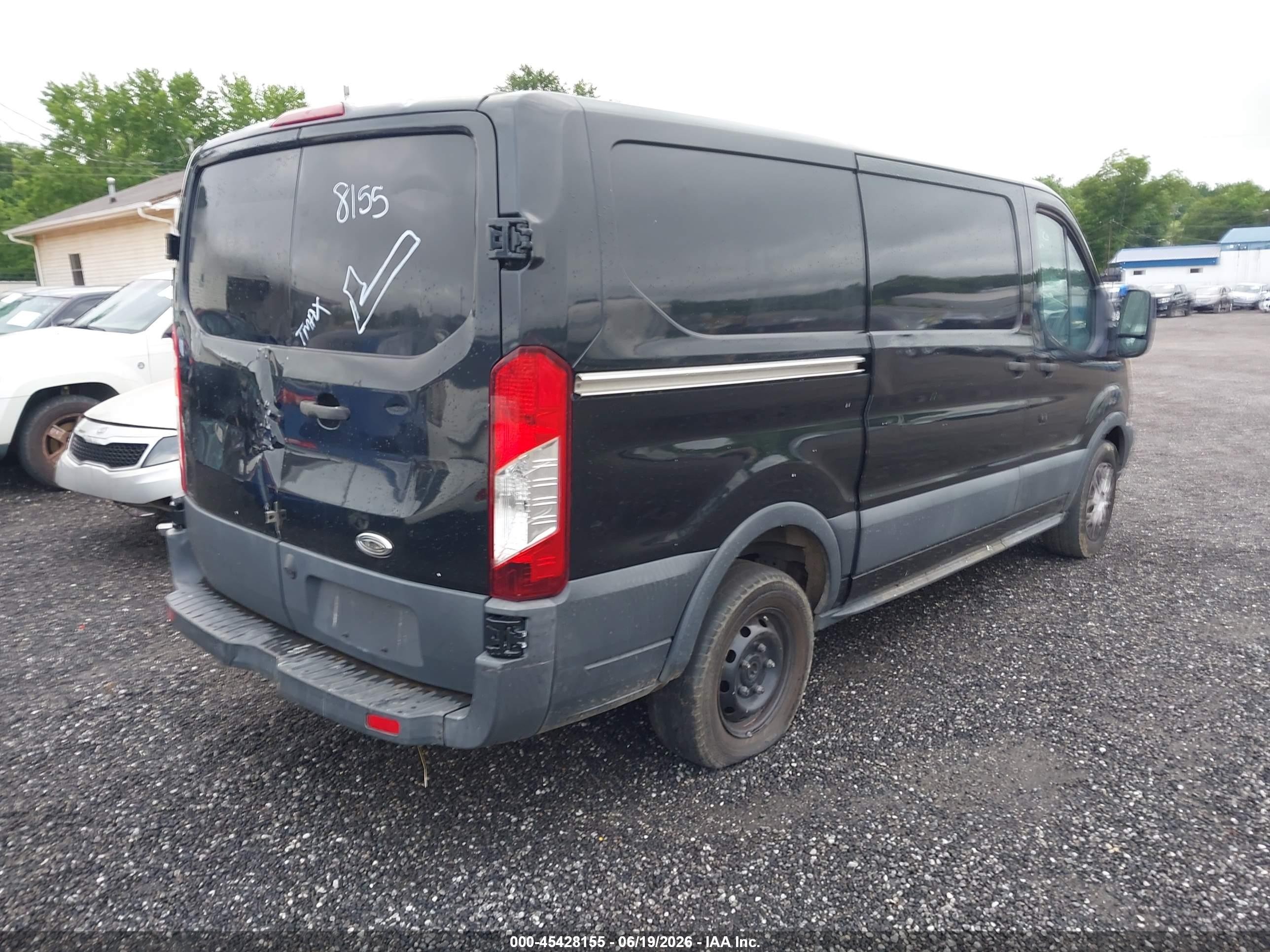 2015 Ford Transit-150   Black vin: 1FTNE1YM5FKA60177