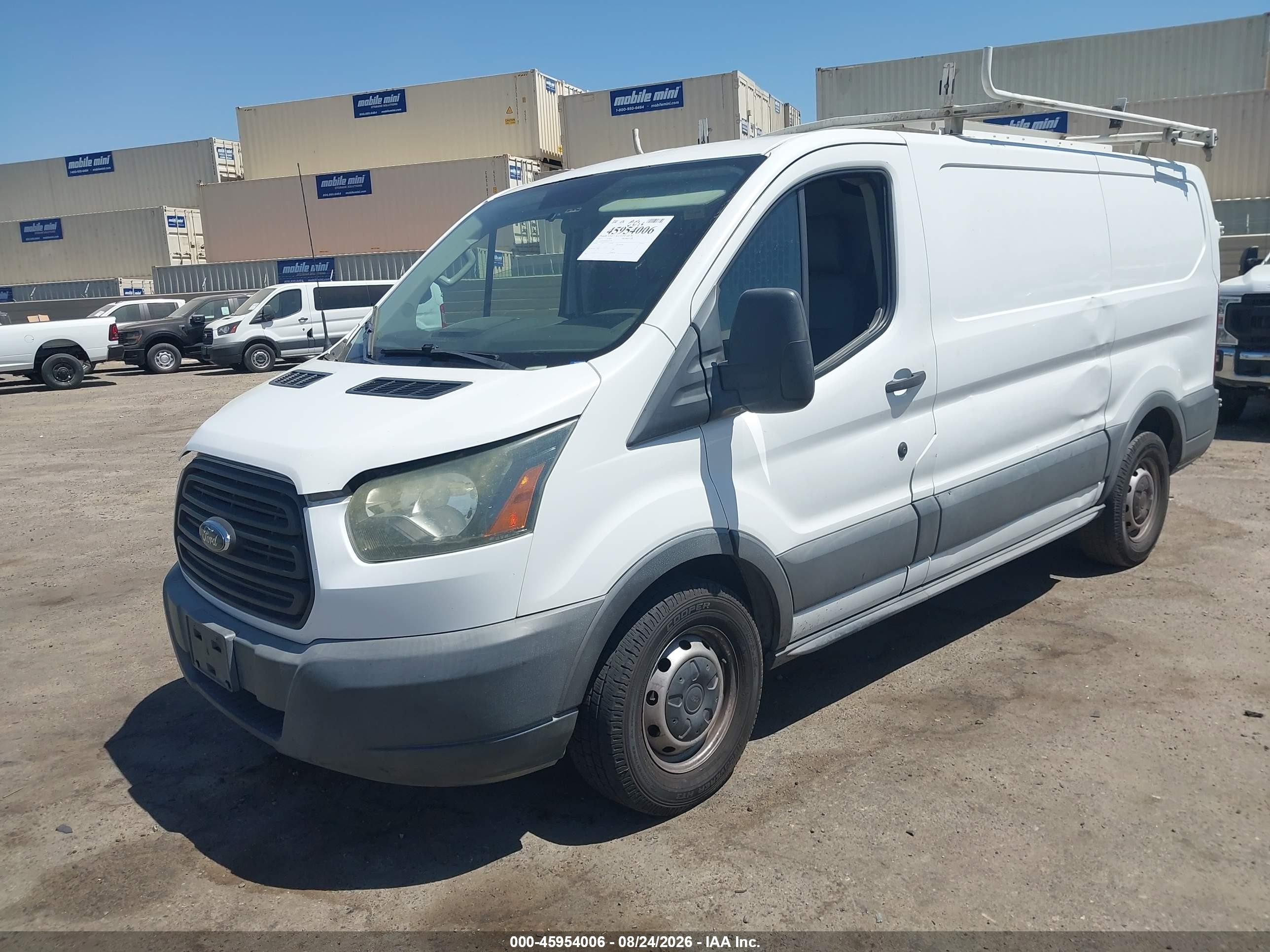 2015 Ford Transit-150   White vin: 1FTNE1YMXFKA32519