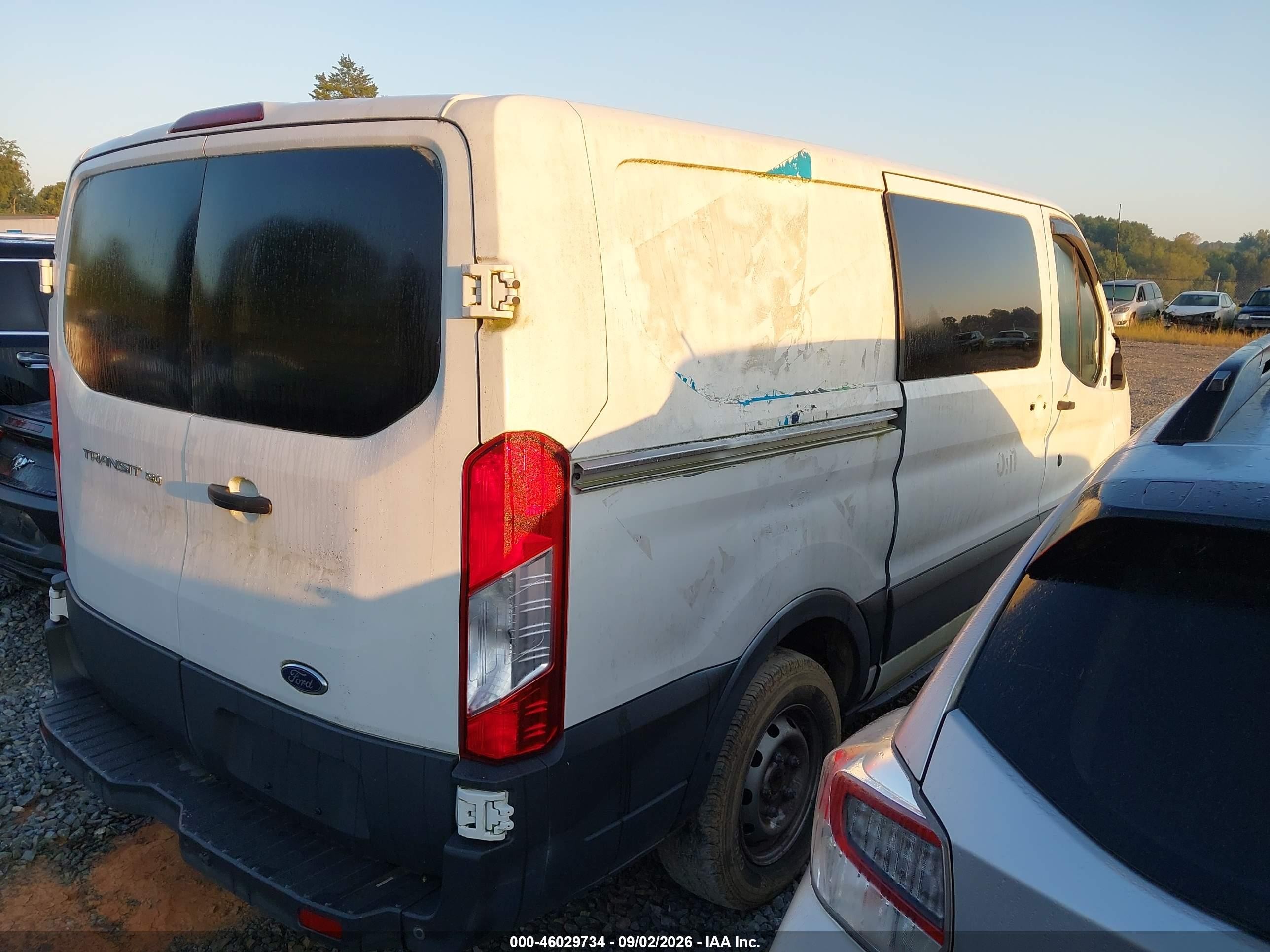2015 Ford Transit-150   White vin: 1FTNE1YMXFKA84815