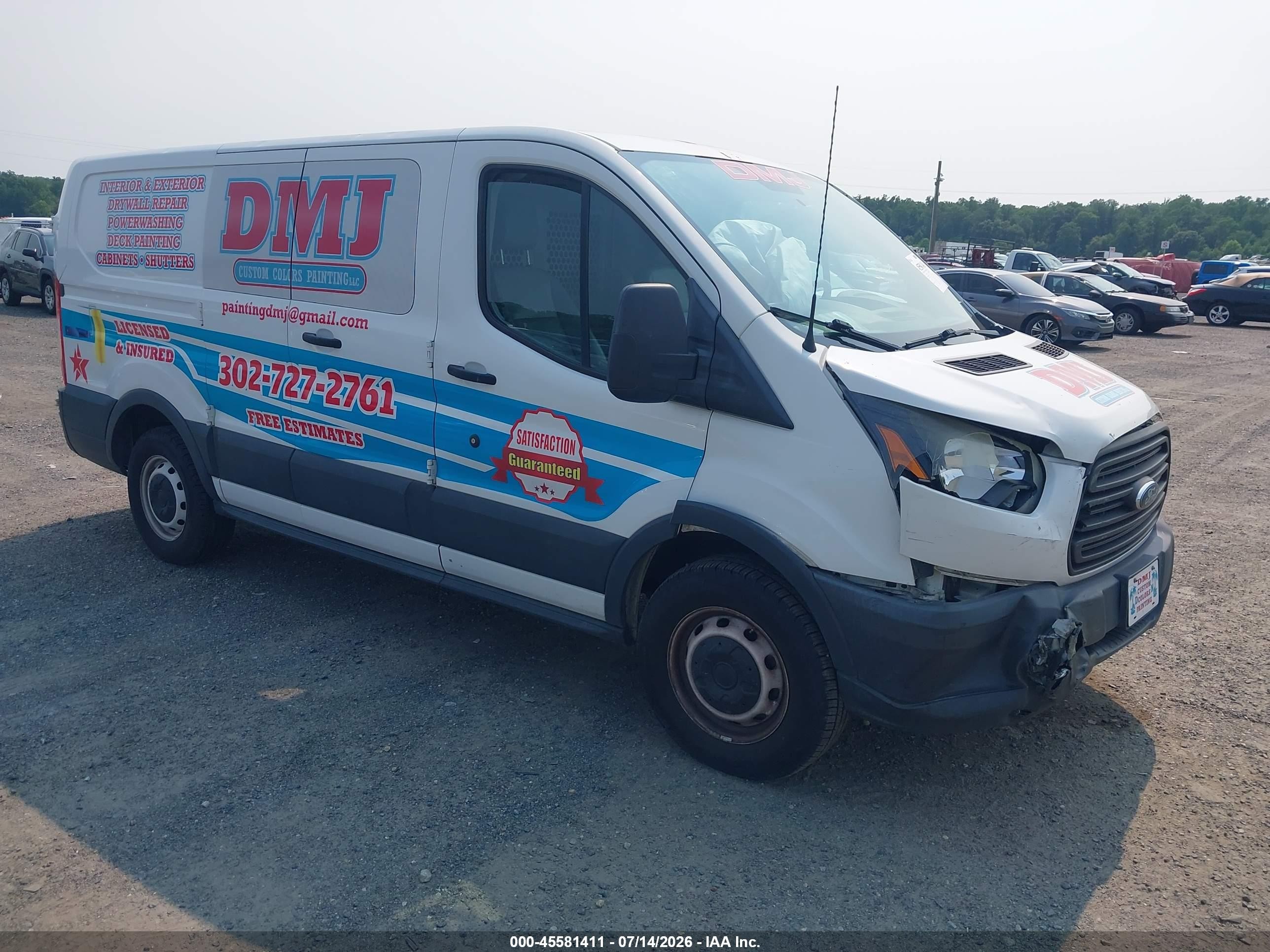 2015 Ford Transit-150   White vin: 1FTNE1ZM0FKA93151
