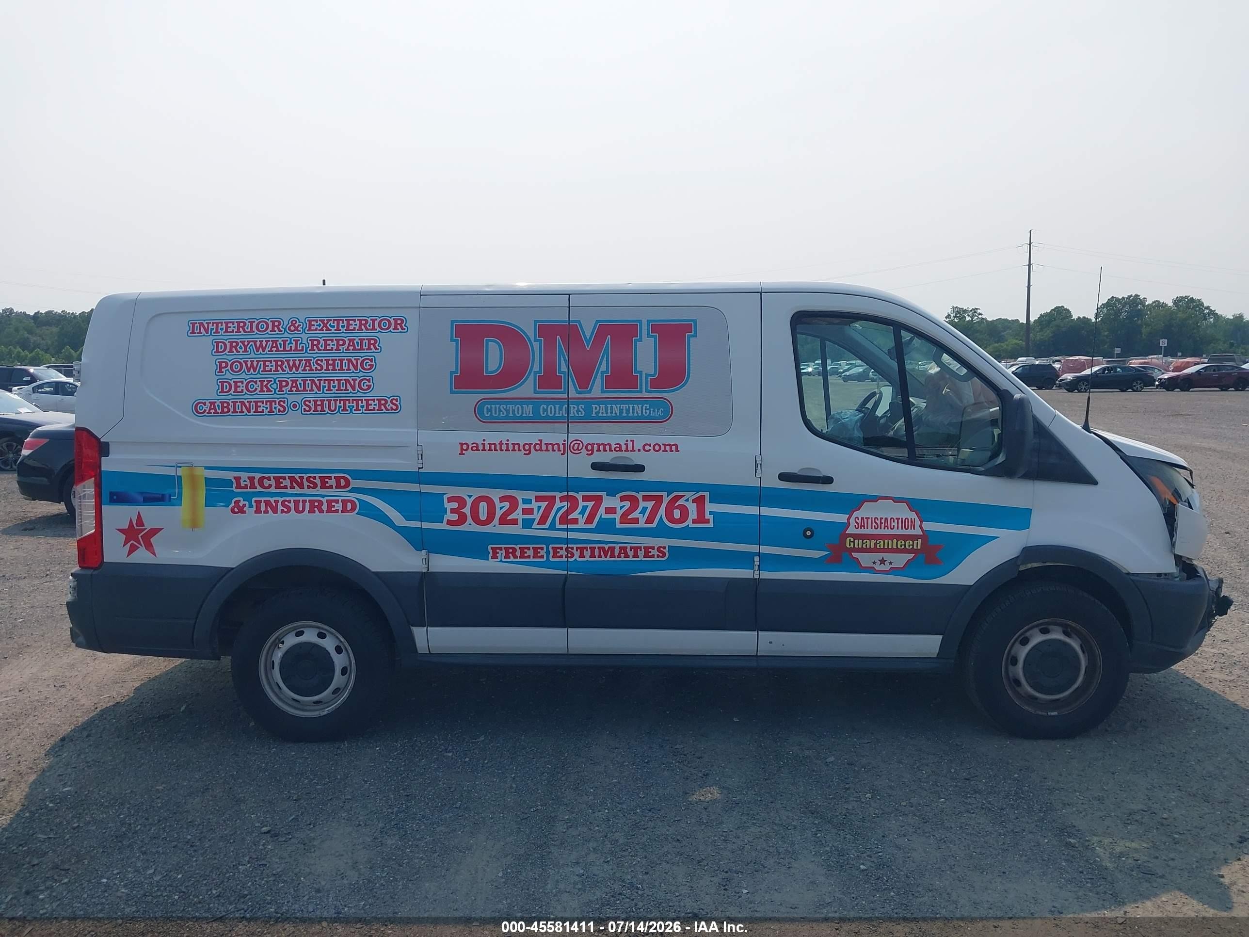 2015 Ford Transit-150   White vin: 1FTNE1ZM0FKA93151