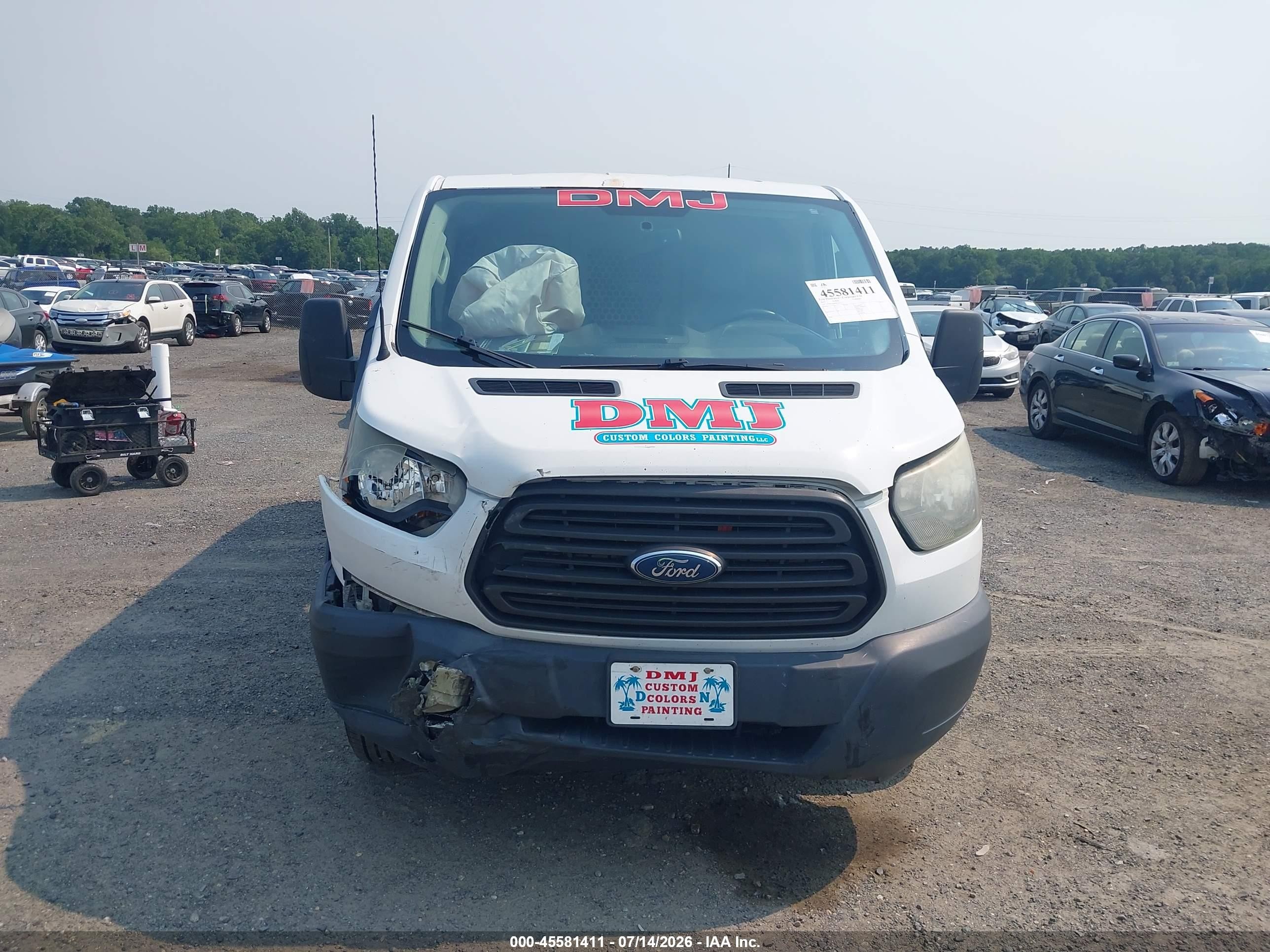 2015 Ford Transit-150   White vin: 1FTNE1ZM0FKA93151