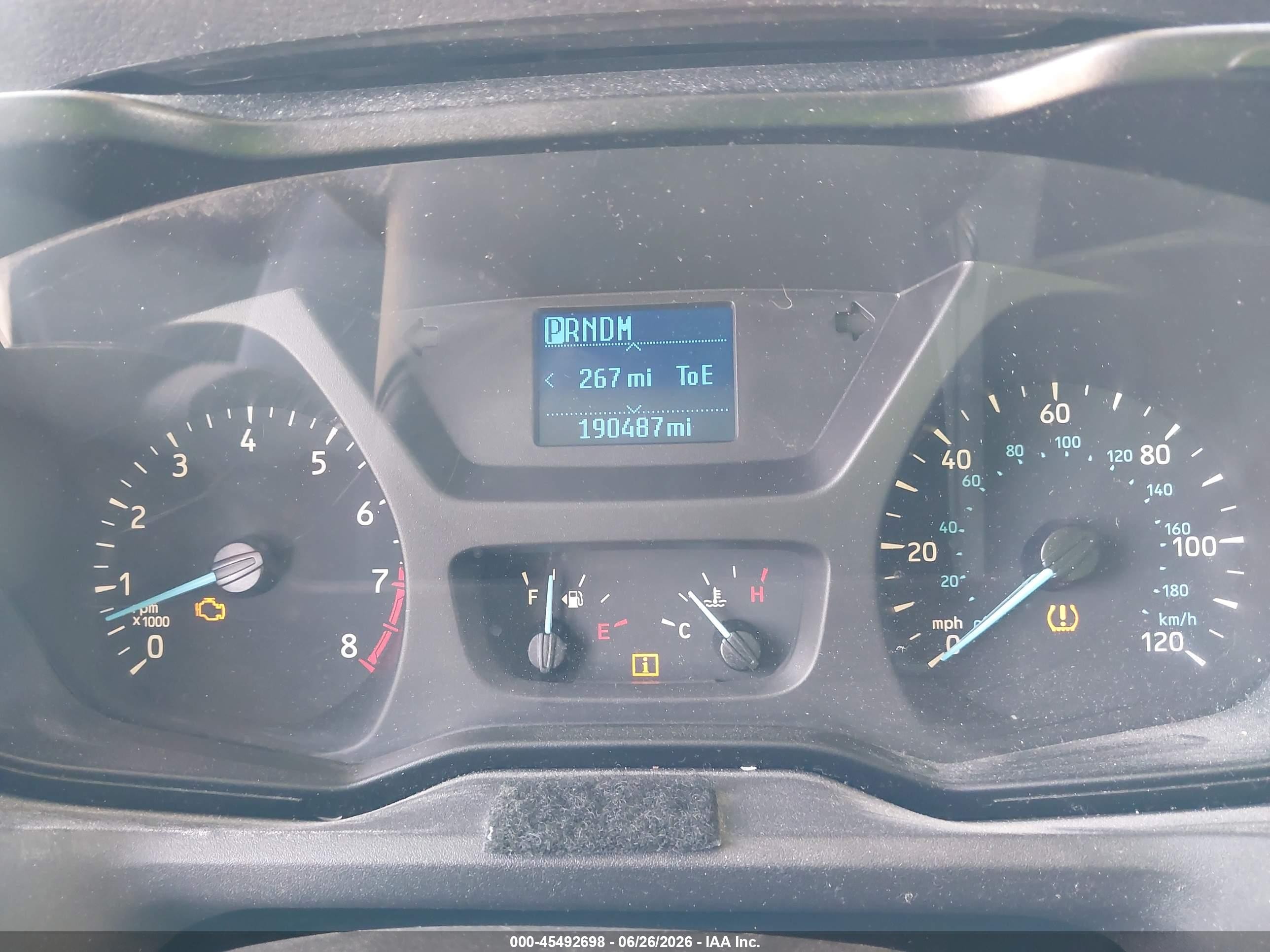 2015 Ford Transit-150   White vin: 1FTNE1ZM3FKA95606