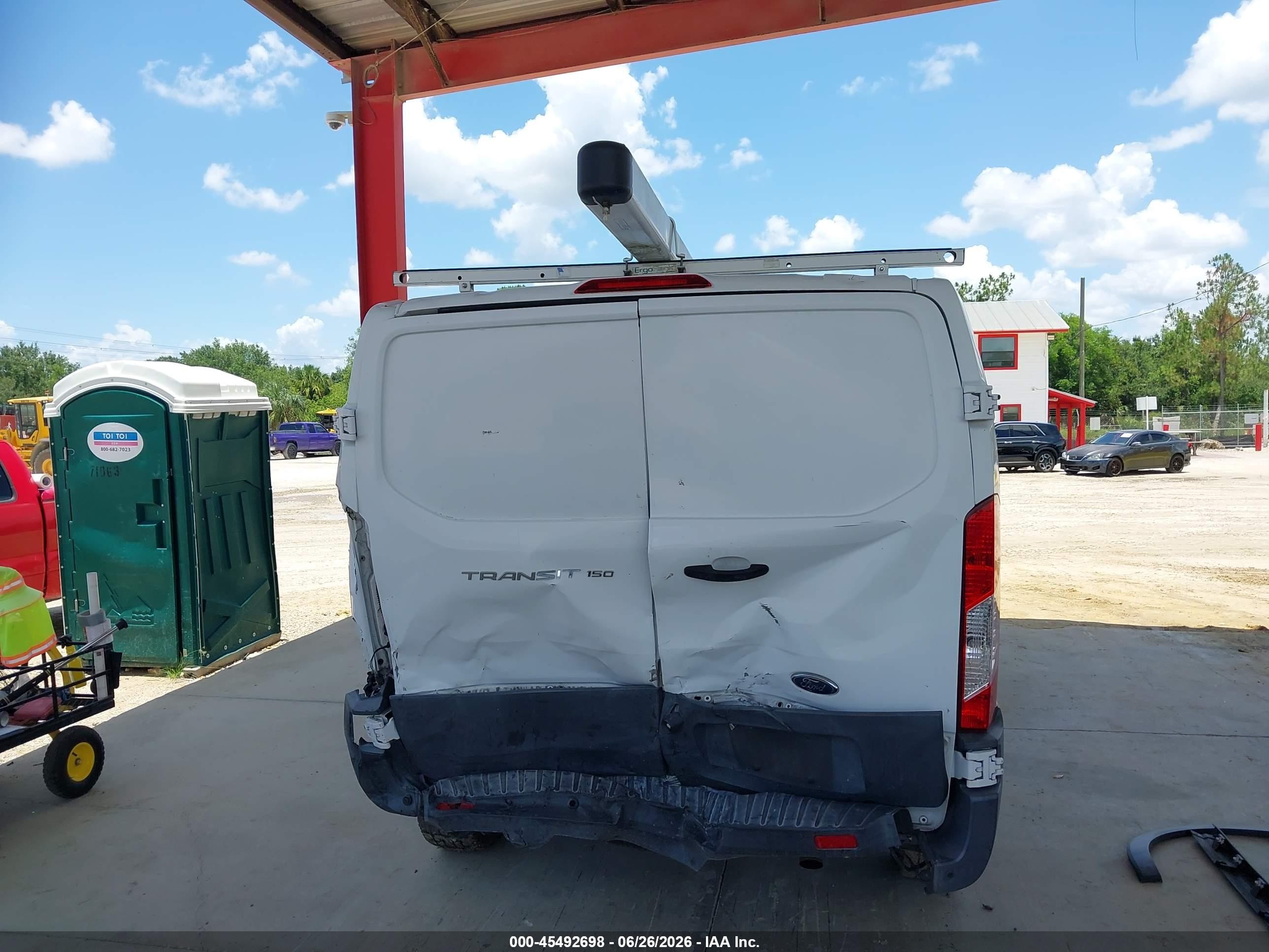 2015 Ford Transit-150   White vin: 1FTNE1ZM3FKA95606