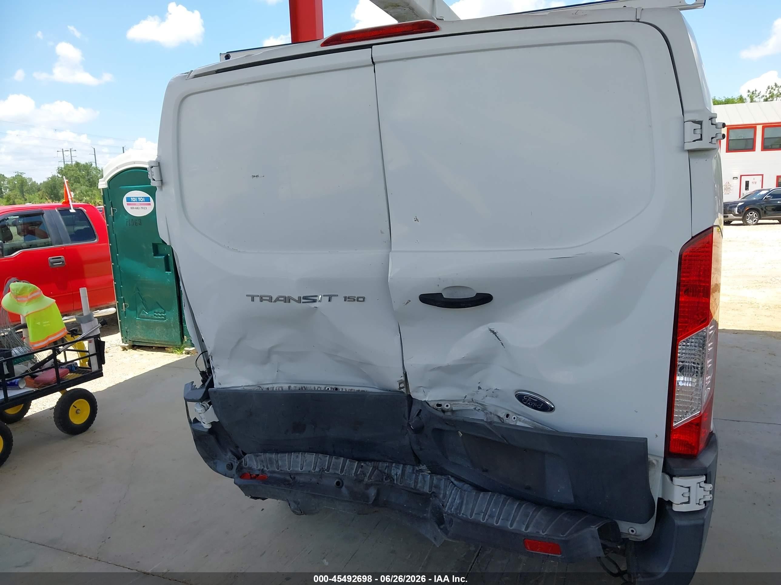 2015 Ford Transit-150   White vin: 1FTNE1ZM3FKA95606