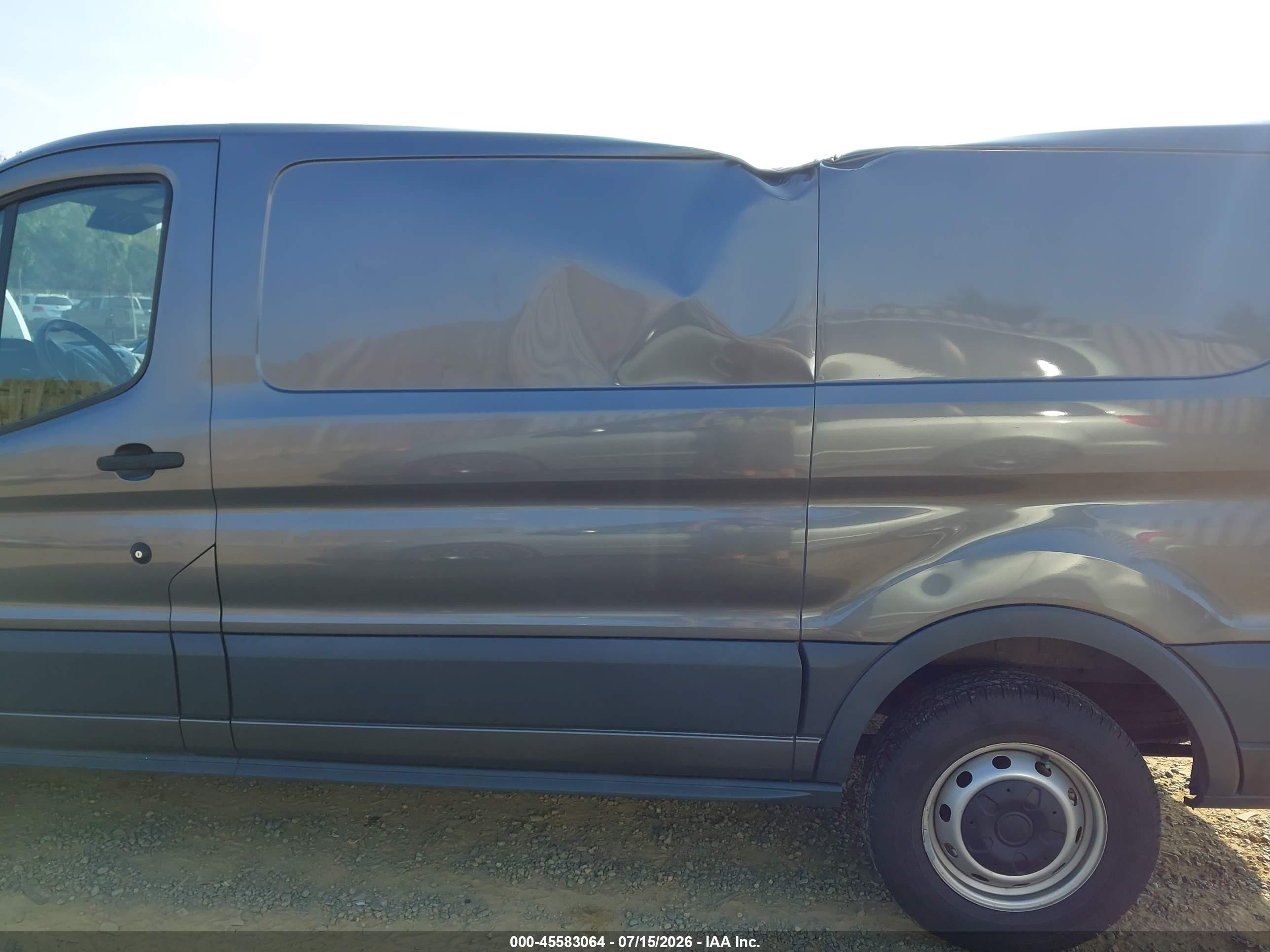 2015 Ford Transit-150   Gray vin: 1FTNE1ZM3FKB24408