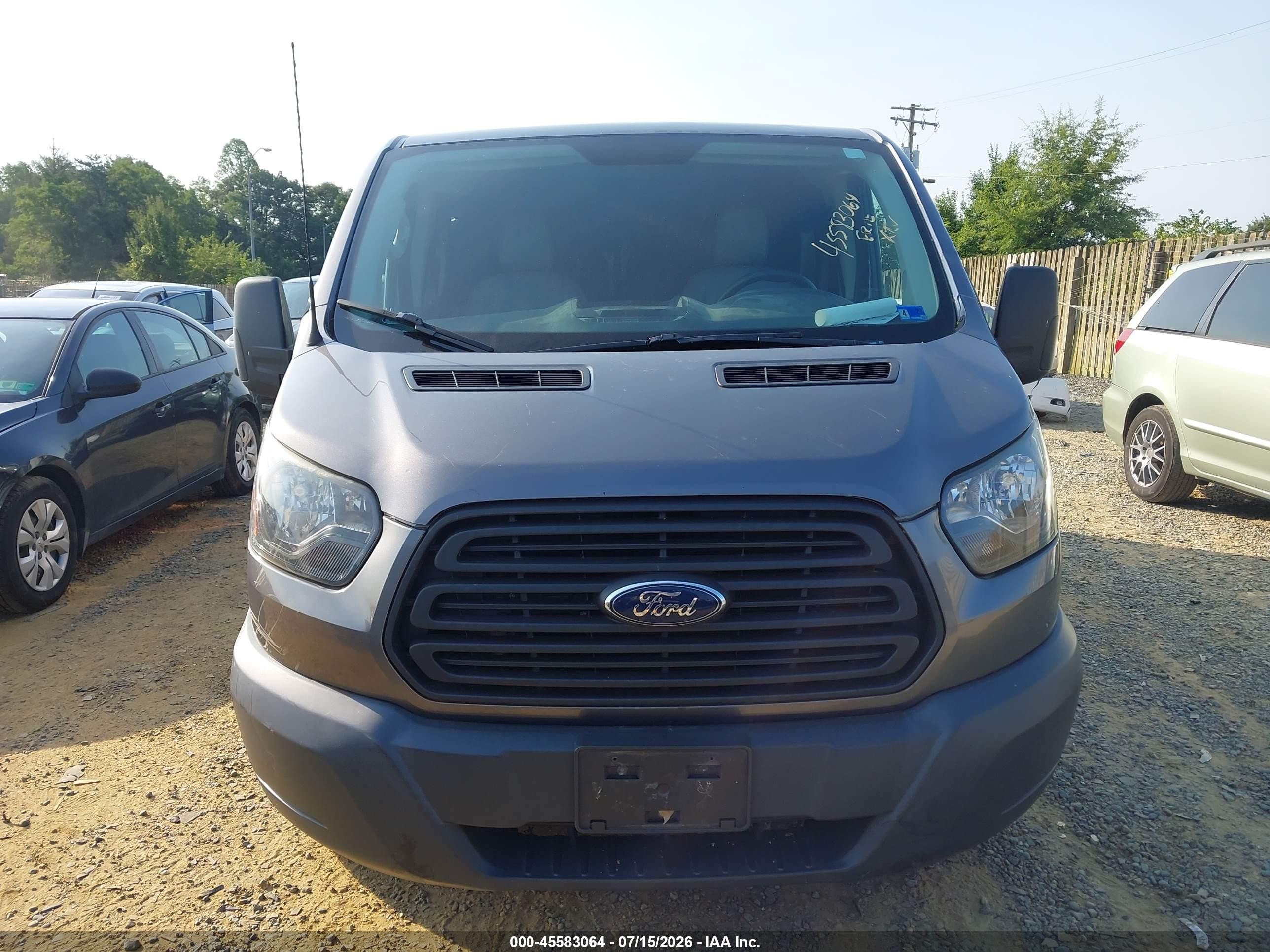 2015 Ford Transit-150   Gray vin: 1FTNE1ZM3FKB24408