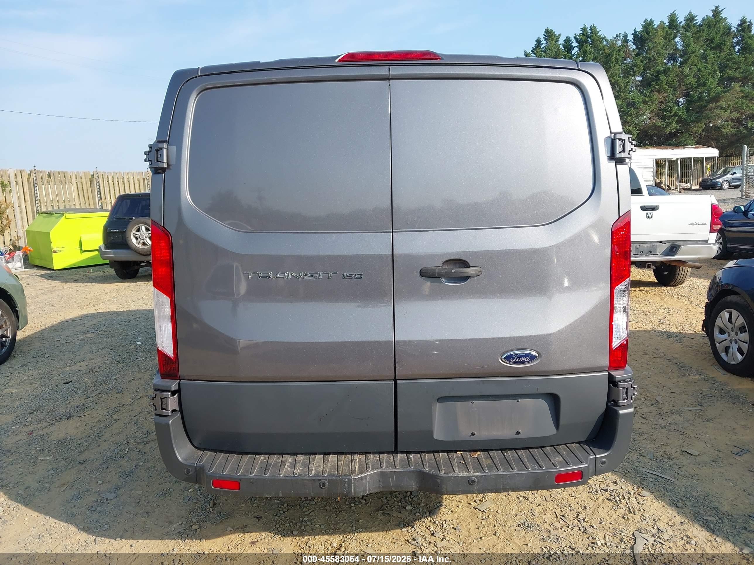 2015 Ford Transit-150   Gray vin: 1FTNE1ZM3FKB24408