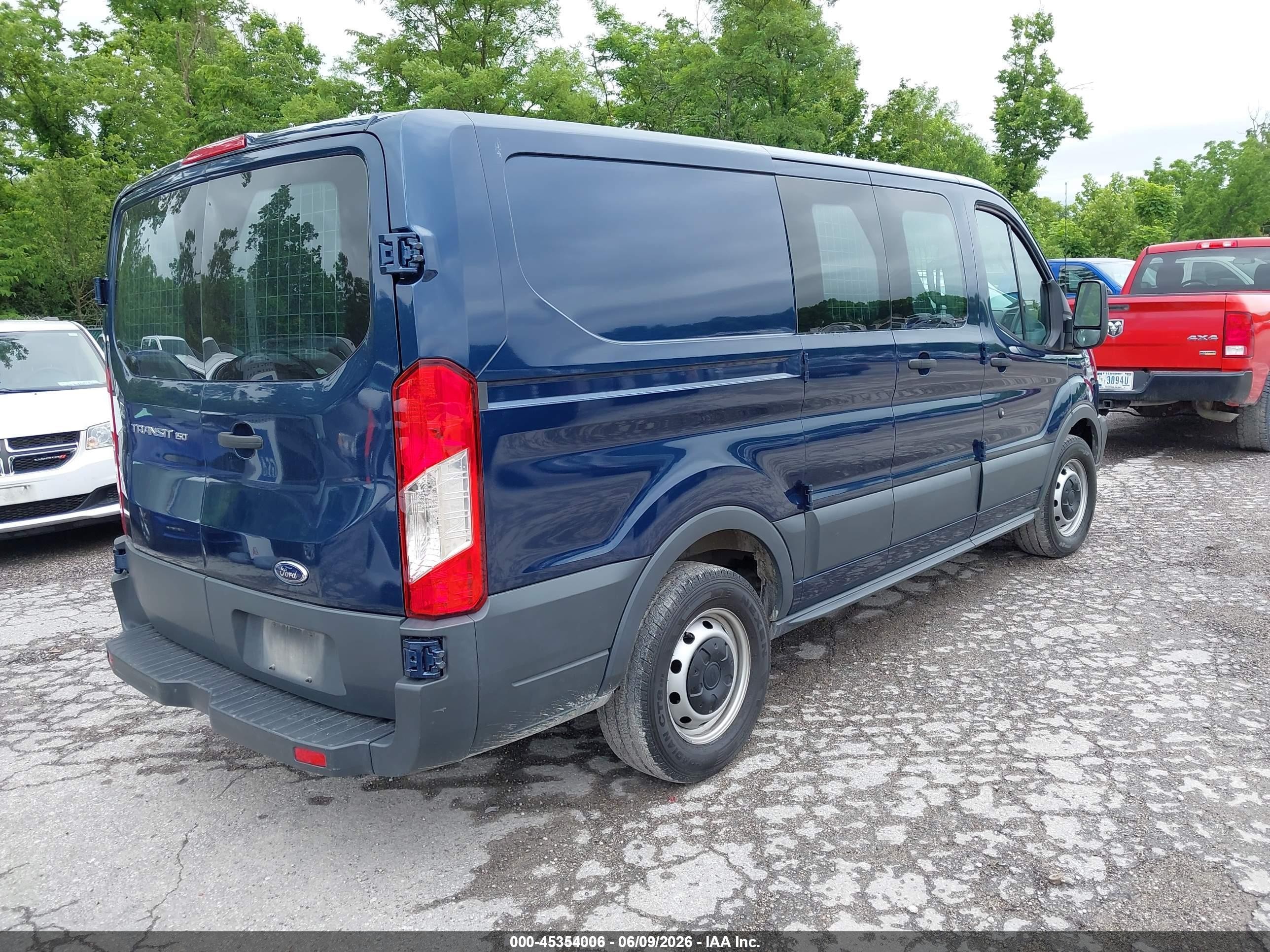 2015 Ford Transit-150   Dark Blue vin: 1FTNE1ZM4FKB30198