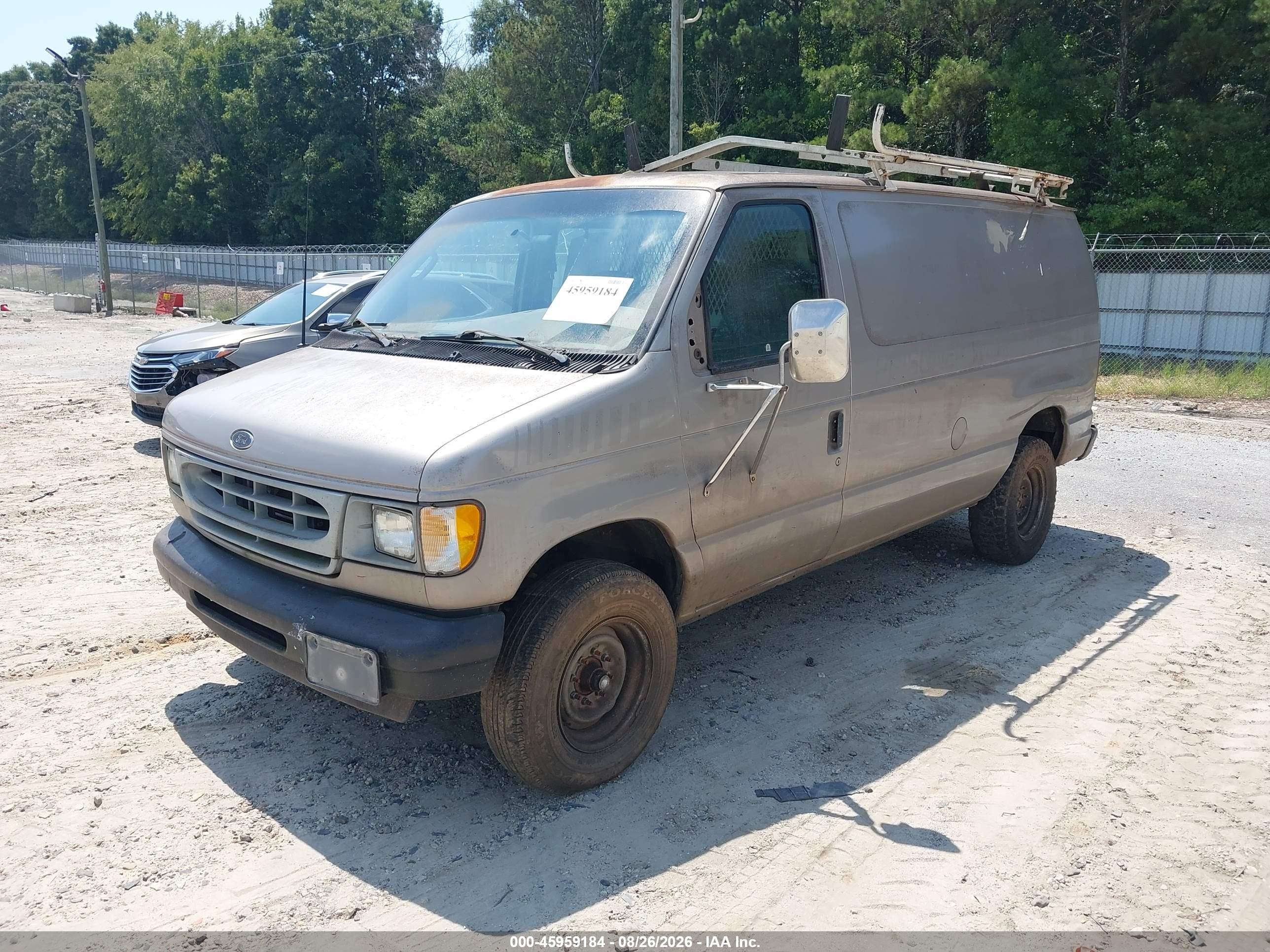 2002 Ford E-250 Commercial Brown vin: 1FTNE24202HA99065