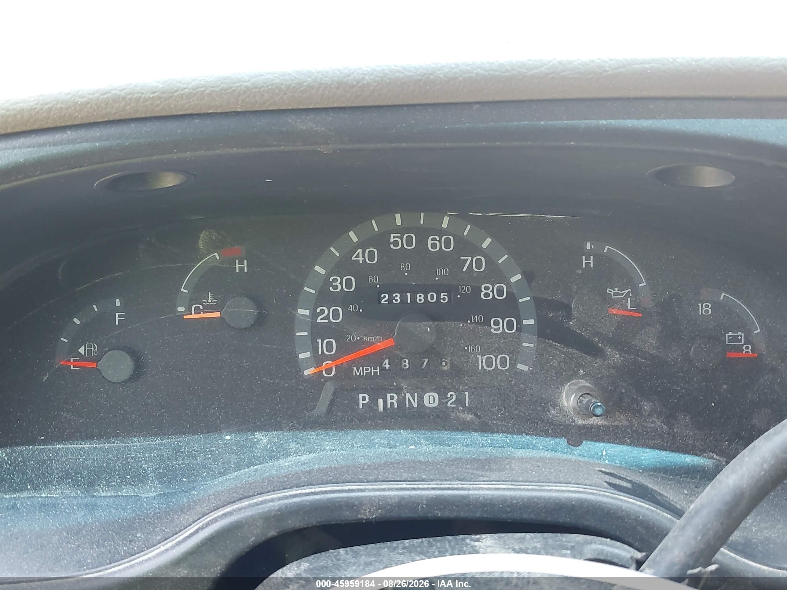 2002 Ford E-250 Commercial Brown vin: 1FTNE24202HA99065