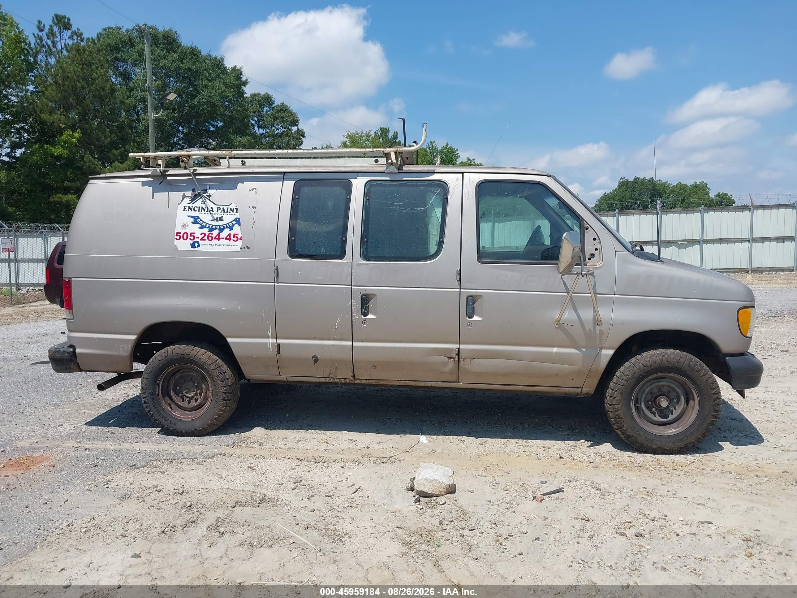 2002 Ford E-250 Commercial Brown vin: 1FTNE24202HA99065