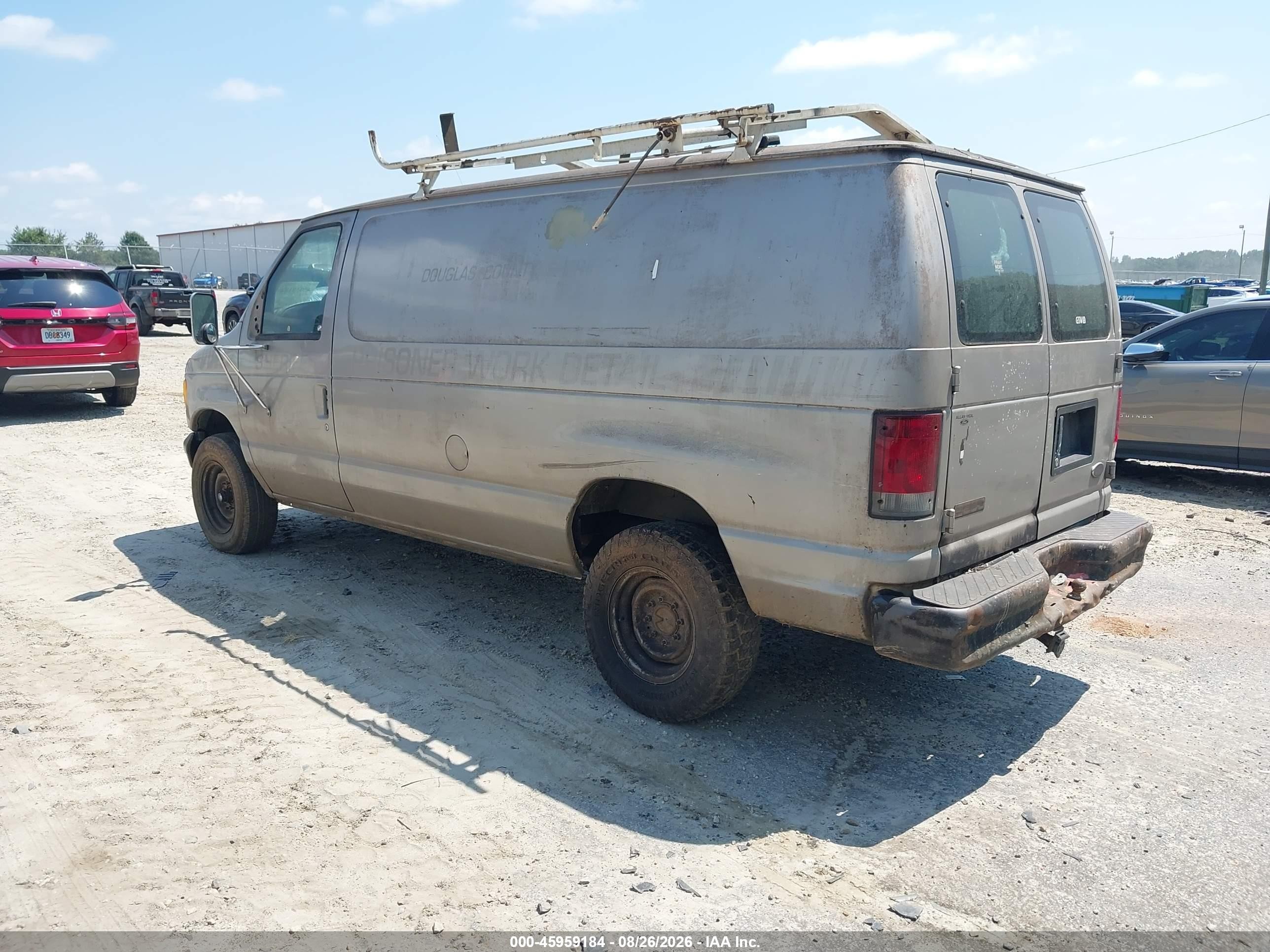 2002 Ford E-250 Commercial Brown vin: 1FTNE24202HA99065