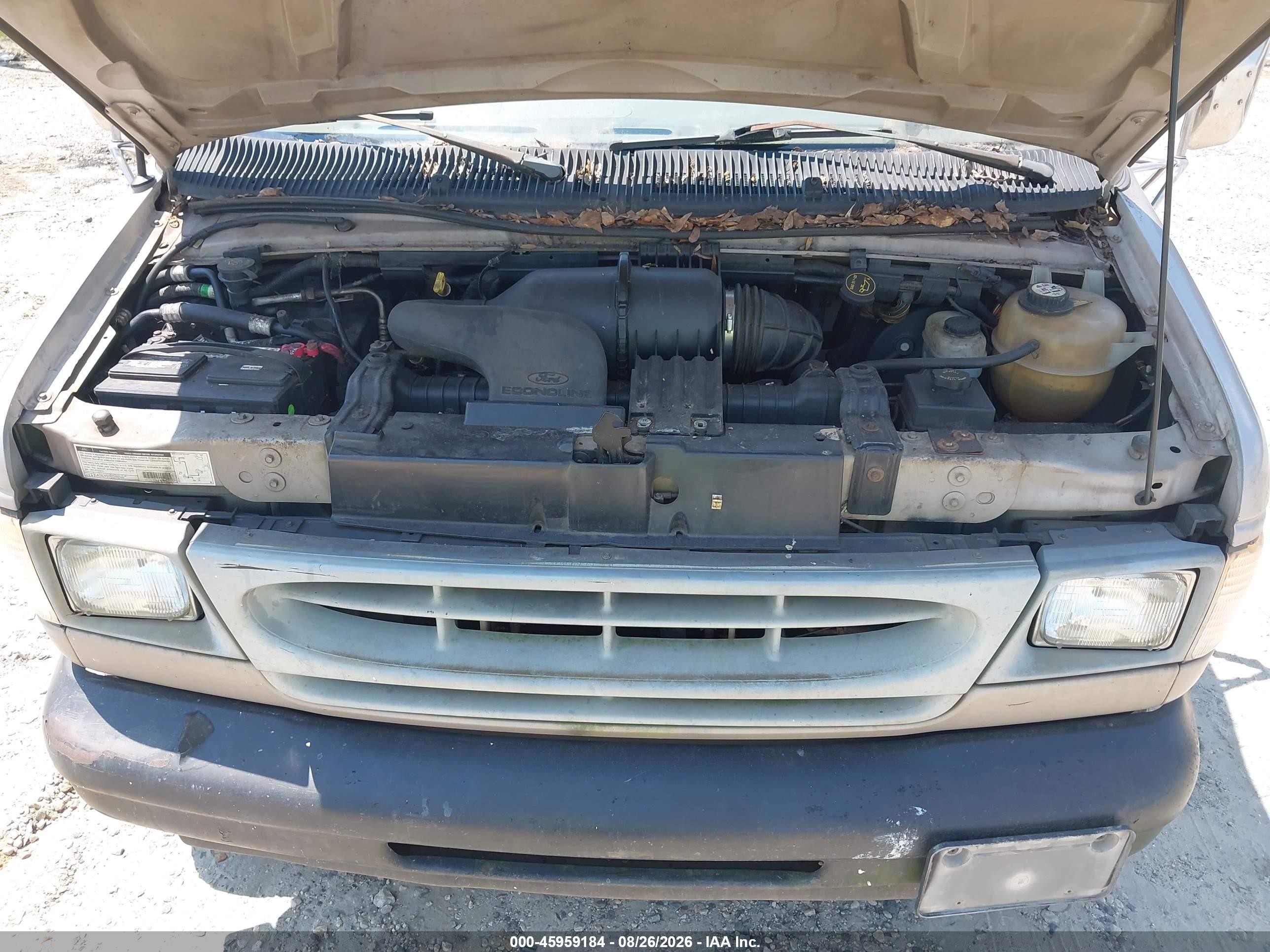 2002 Ford E-250 Commercial Brown vin: 1FTNE24202HA99065
