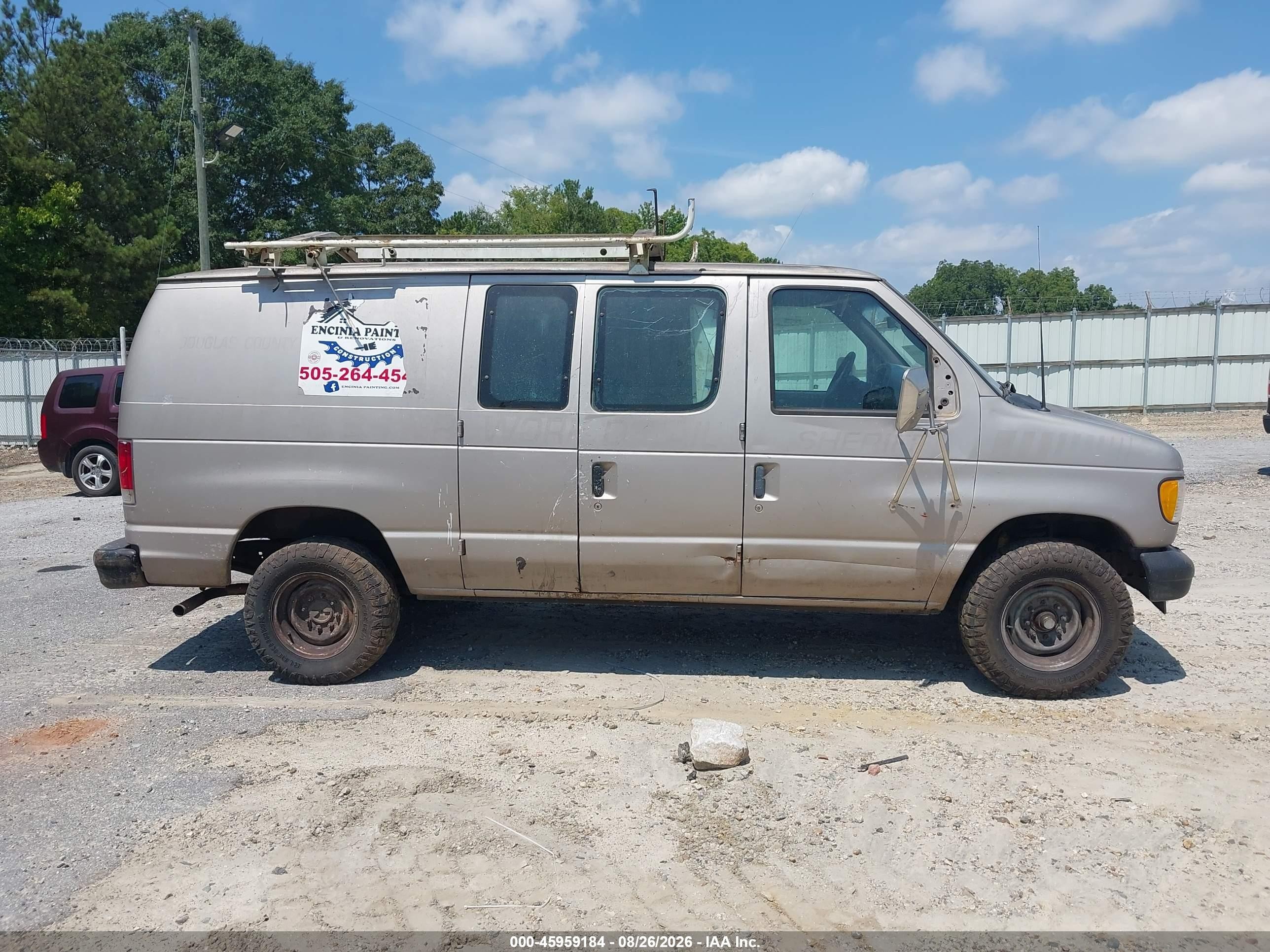 2002 Ford E-250 Commercial Brown vin: 1FTNE24202HA99065