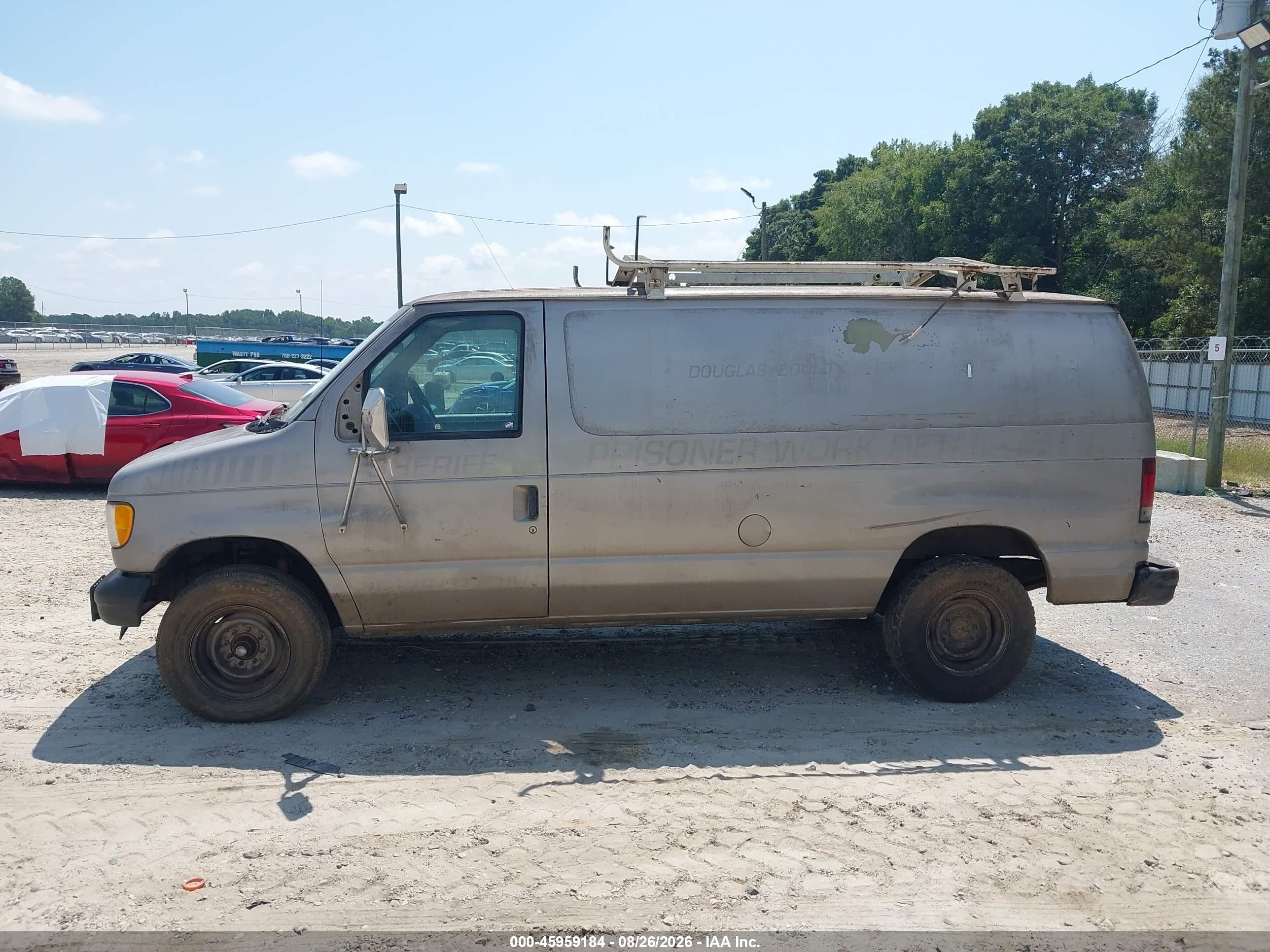 2002 Ford E-250 Commercial Brown vin: 1FTNE24202HA99065