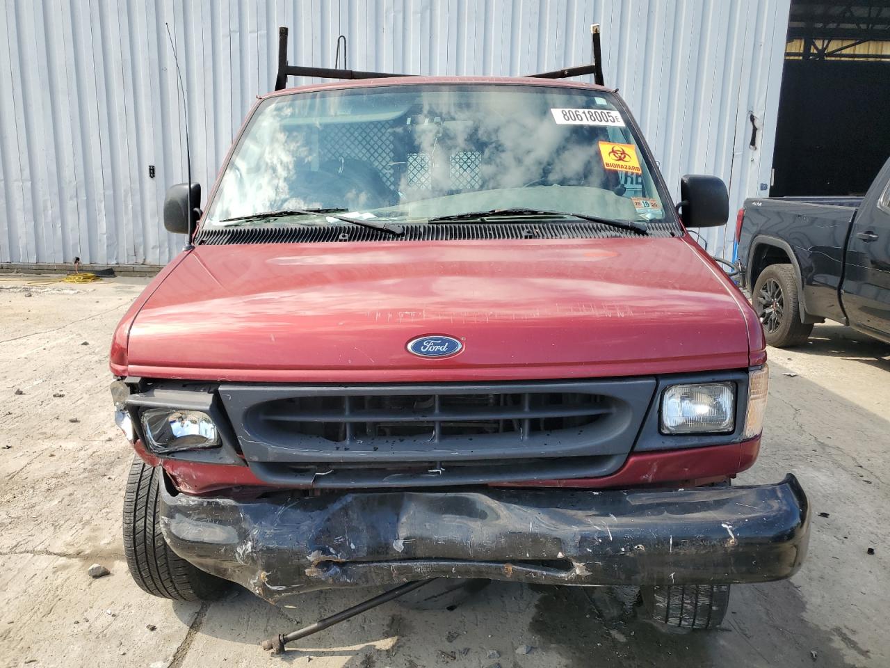2001 Ford Econoline E250 Van Burgundy vin: 1FTNE24291HA28560