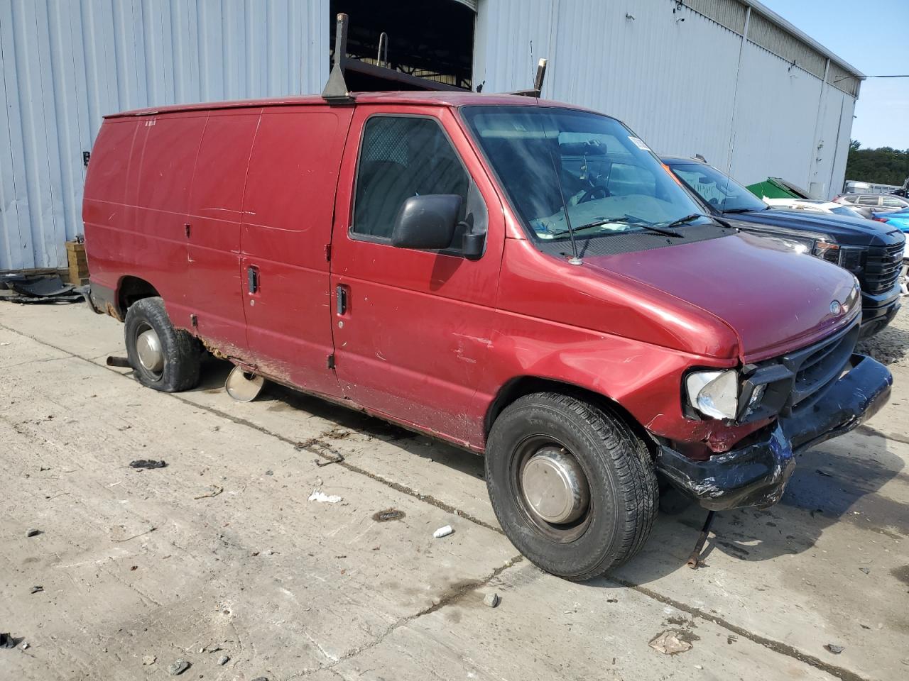 2001 Ford Econoline E250 Van Burgundy vin: 1FTNE24291HA28560