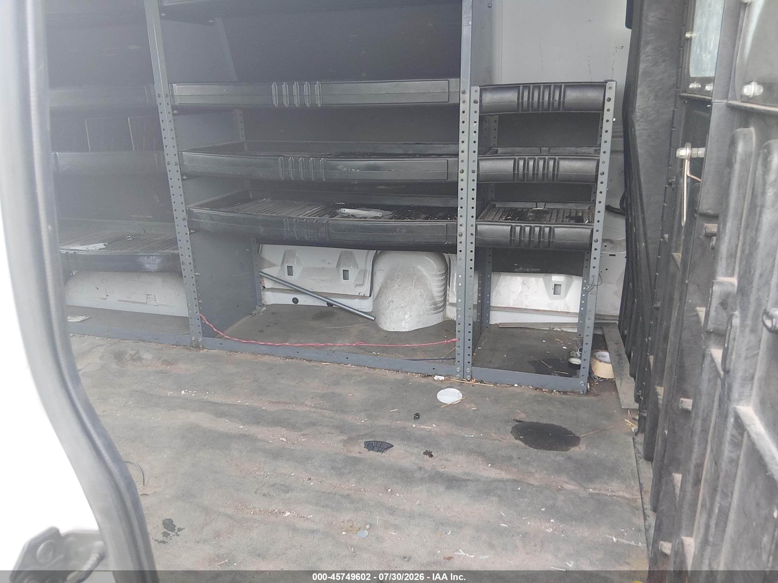 2007 Ford E-250 Commercial/recreational White vin: 1FTNE24L57DA50693