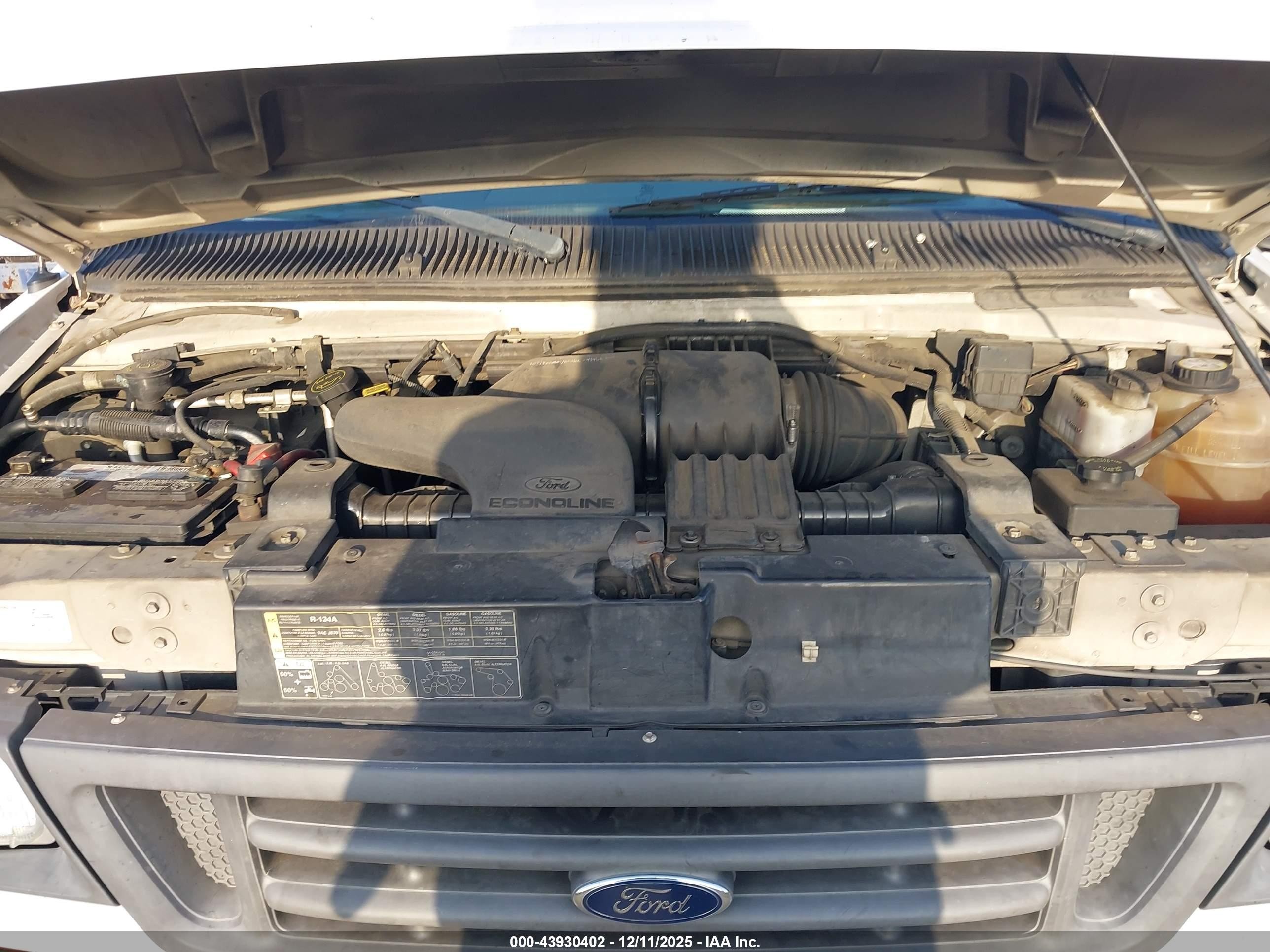 2007 Ford E-250 Commercial/recreational Белый vin: 1FTNE24L57DA70863